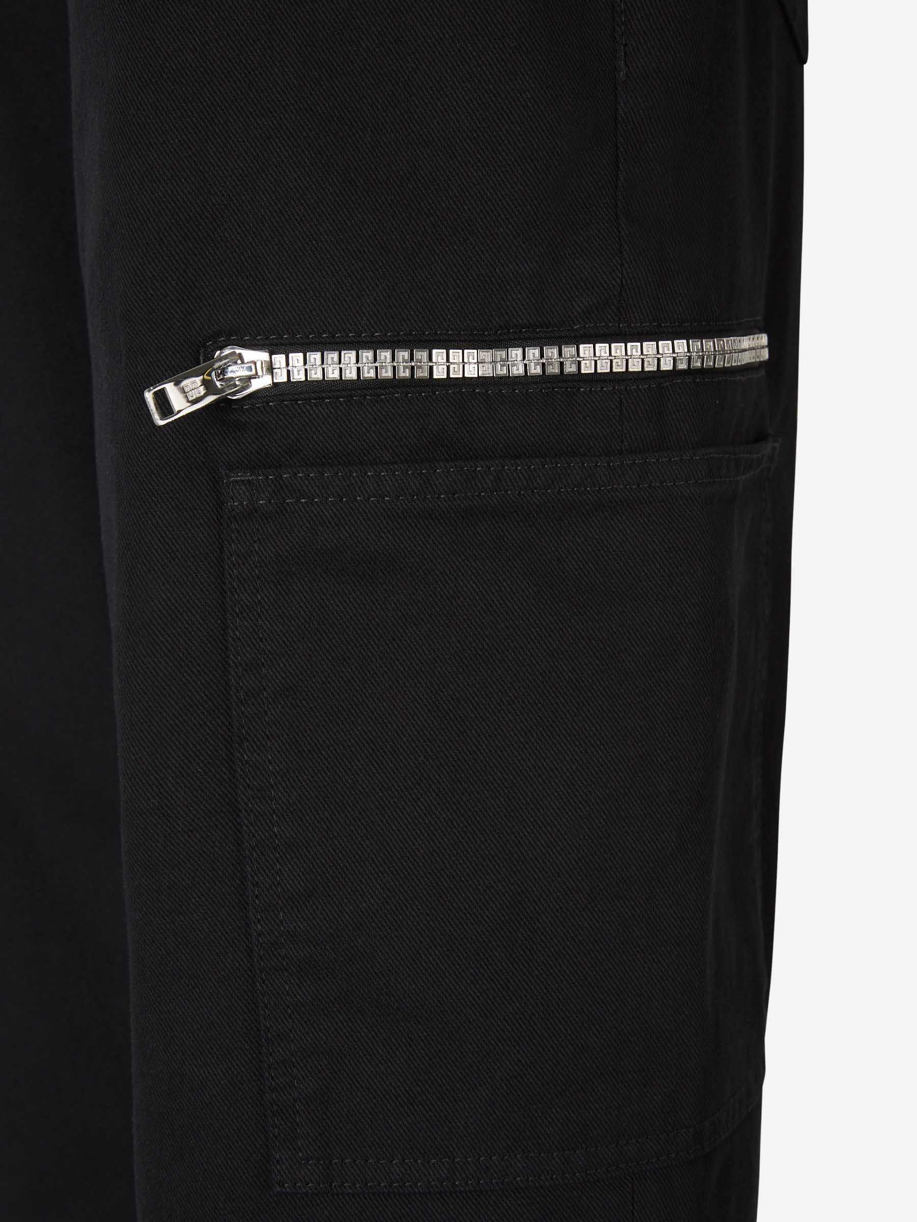 Outlet online Givenchy Hombre Pantalones Cargo Algodón color Negro sku 521-002791 01 - Foto 5