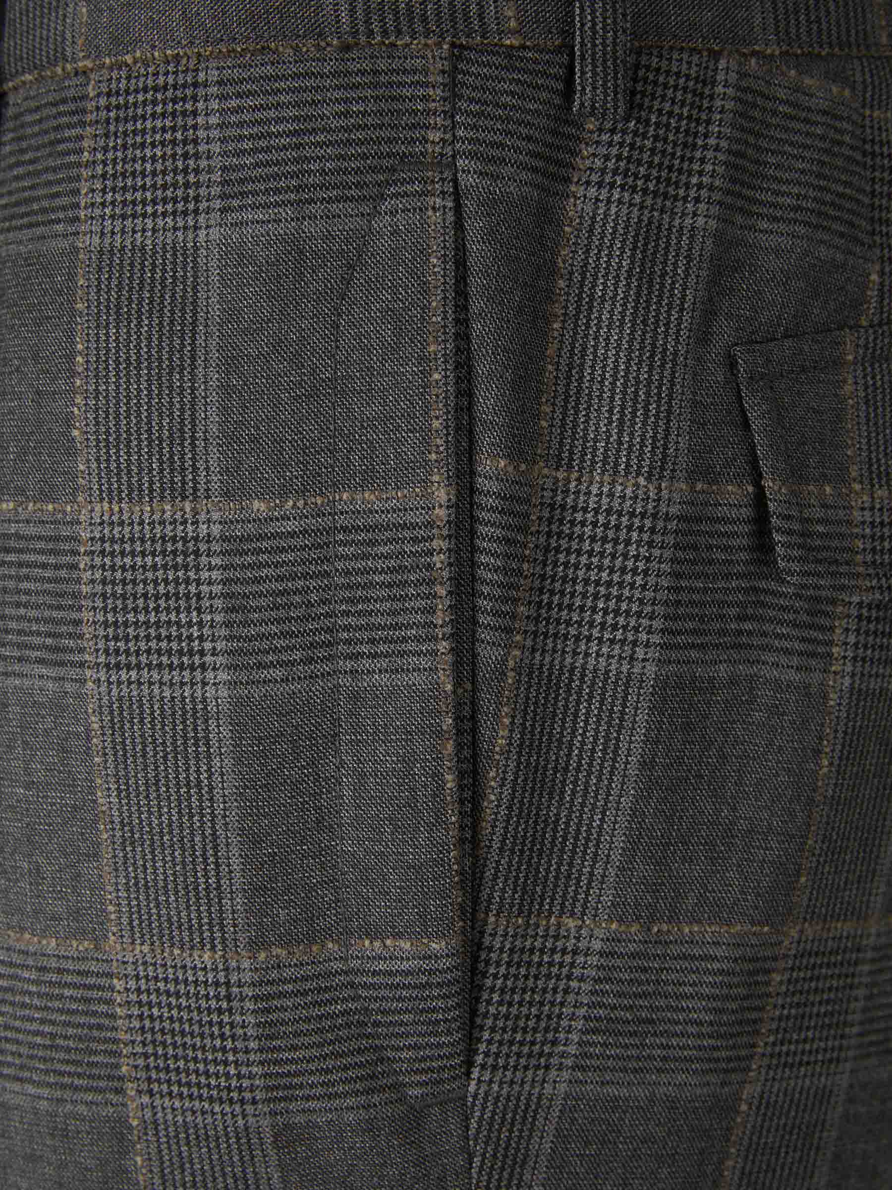 Outlet online Brioni Hombre Pantalones Motivo Cuadros color Gris Piedra sku 521-002815 01 - Foto 4