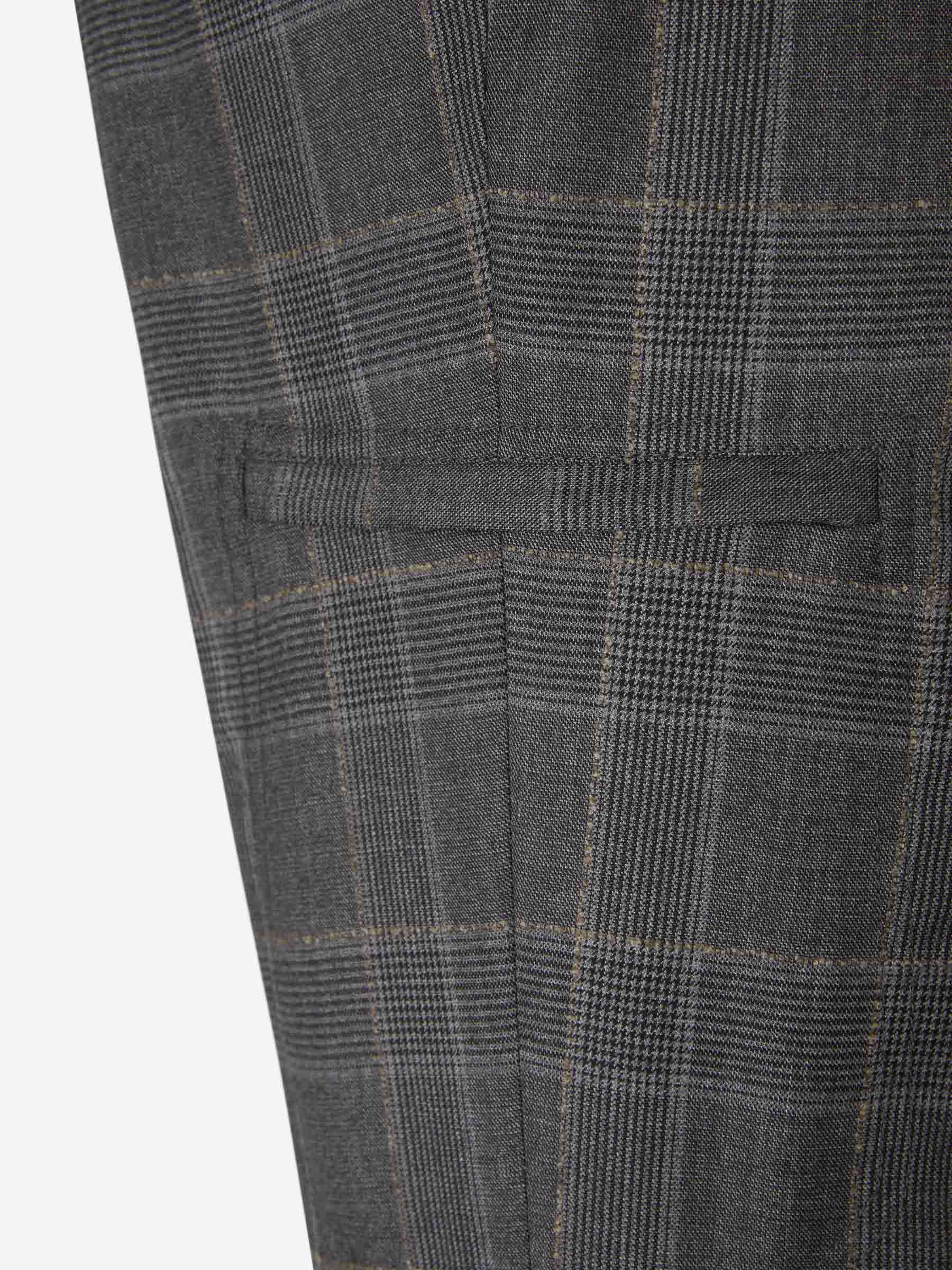 Outlet online Brioni Hombre Pantalones Motivo Cuadros color Gris Piedra sku 521-002815 01 - Foto 5