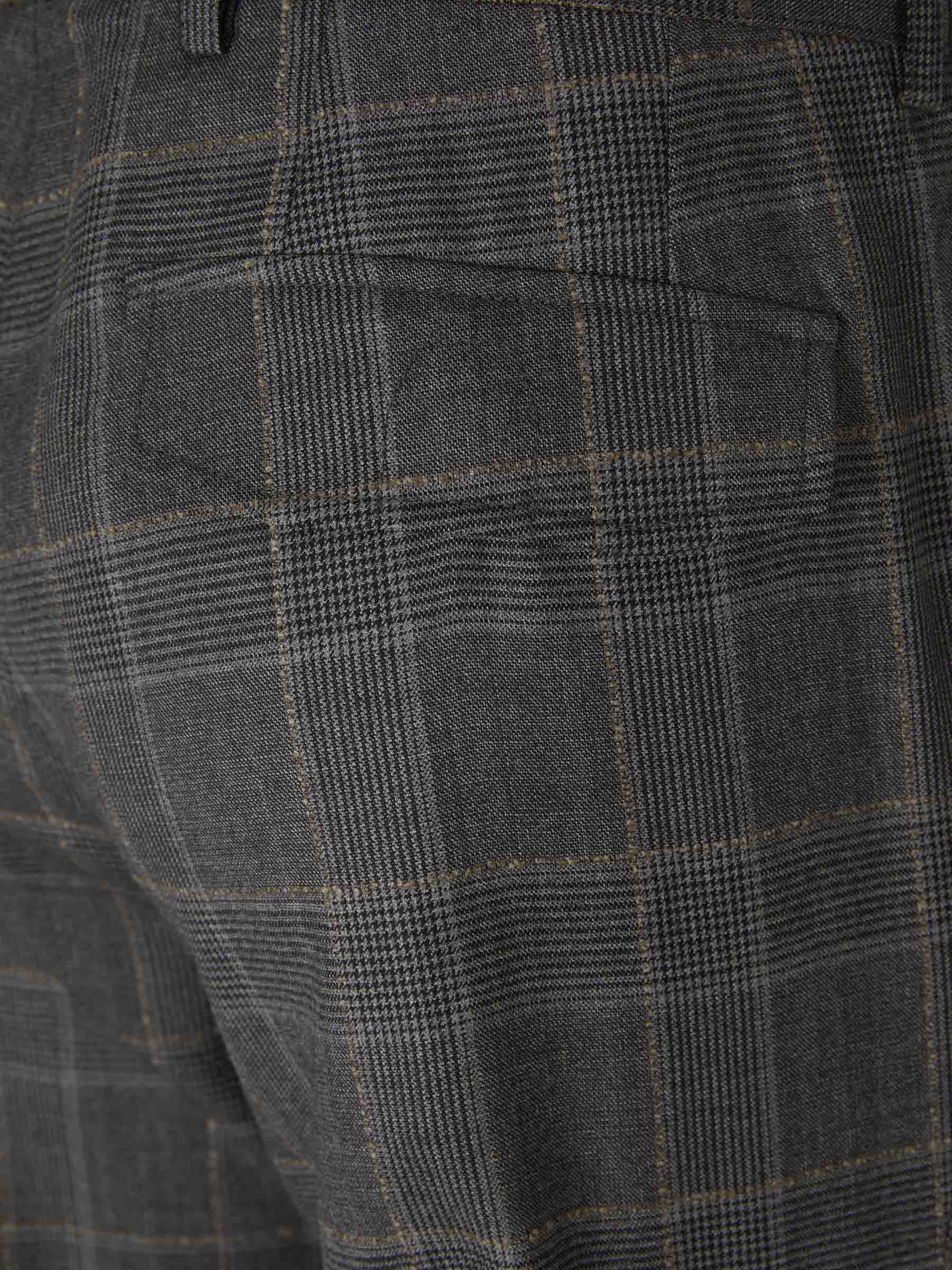 Brioni Pantalones Motivo Cuadros color Gris Piedra sku 521-002815 01 - Foto 5