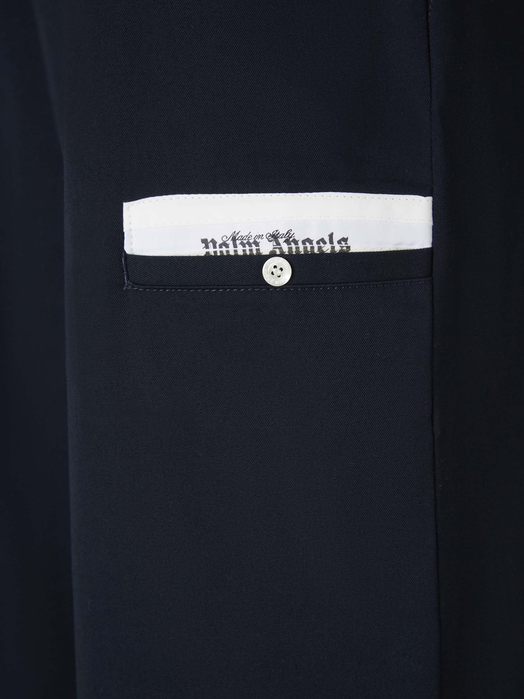 Outlet online Palm Angels Hombre Pantalones Cintura Invertida color Azul Noche sku 521-002845 01 - Foto 6