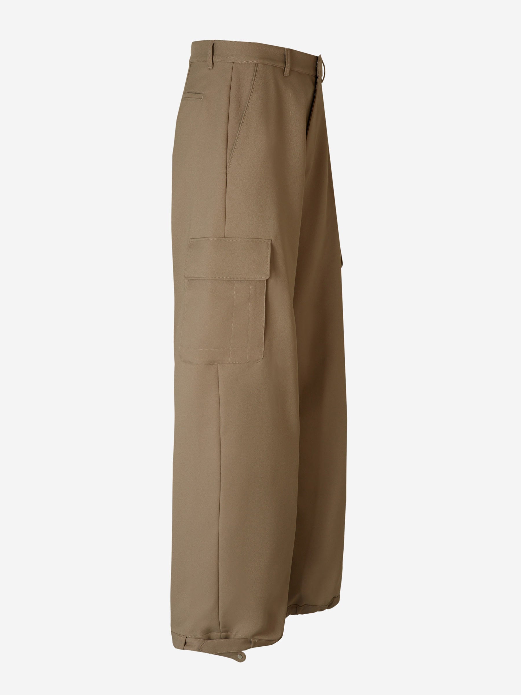 Outlet online Off-White Hombre Pantalones Cargo Algodón color Crema sku 521-002861 01 - Foto 2
