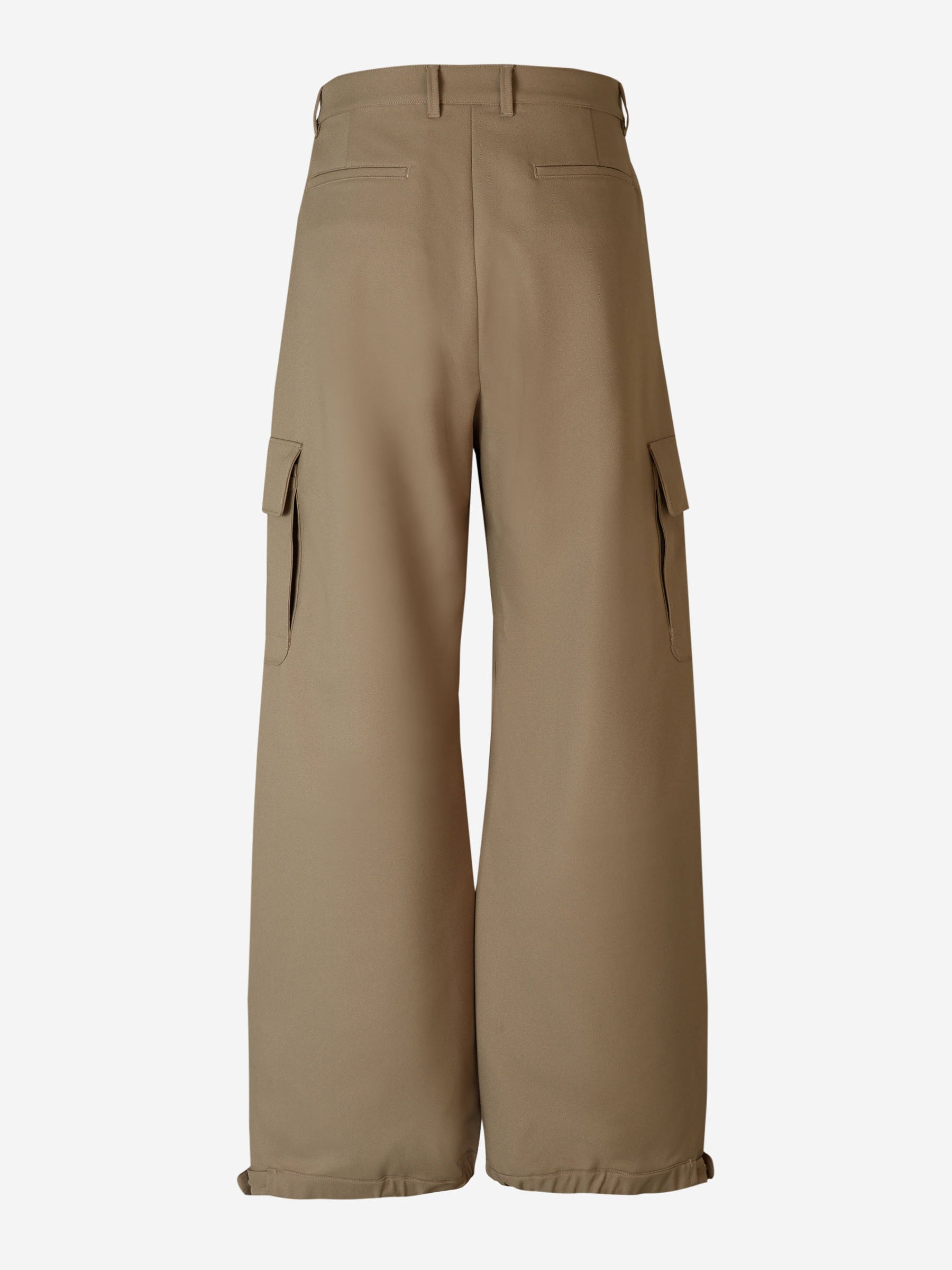 Outlet online Off-White Hombre Pantalones Cargo Algodón color Crema sku 521-002861 01 - Foto 3