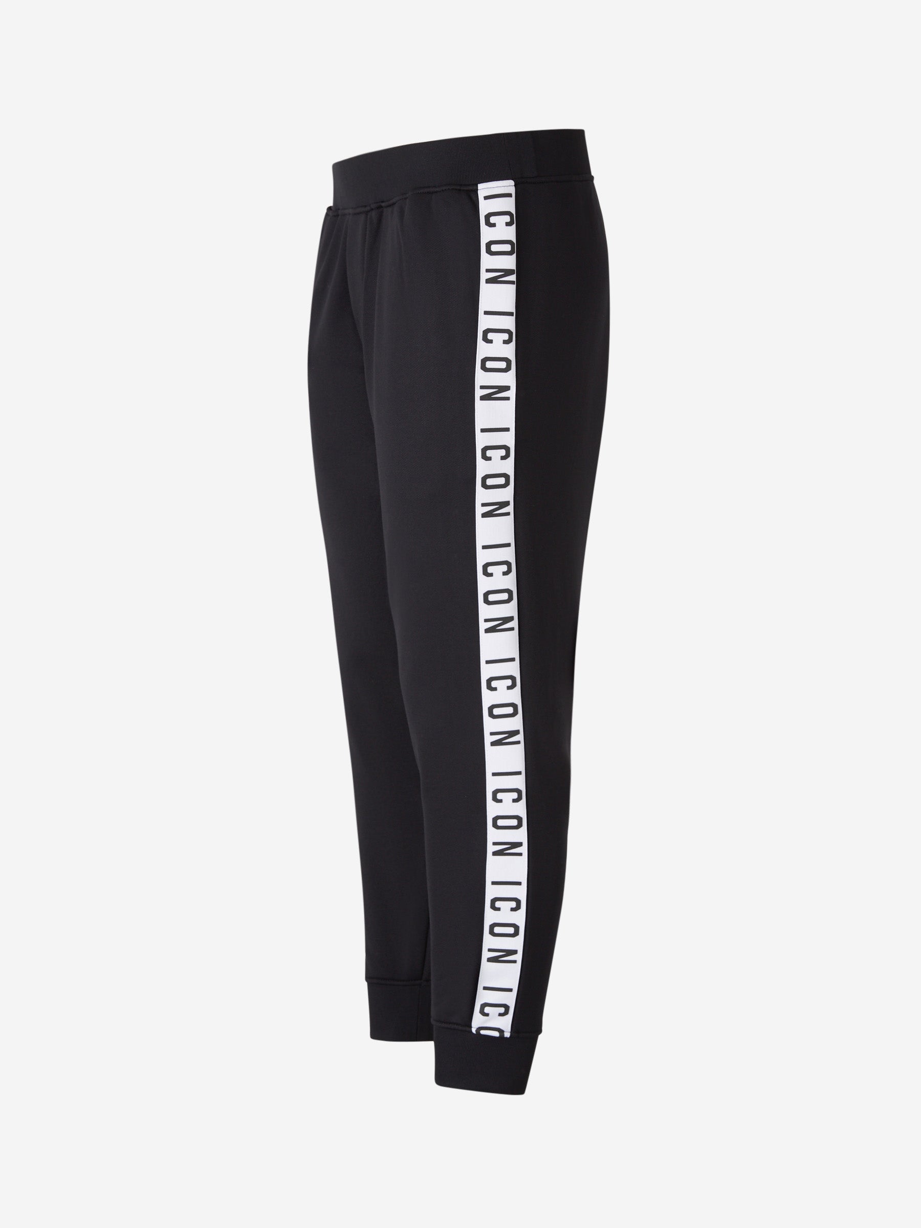 Outlet online Dsquared2 Hombre Joggers Franjas Logo color Negro sku 521-002892 01 - Foto 2