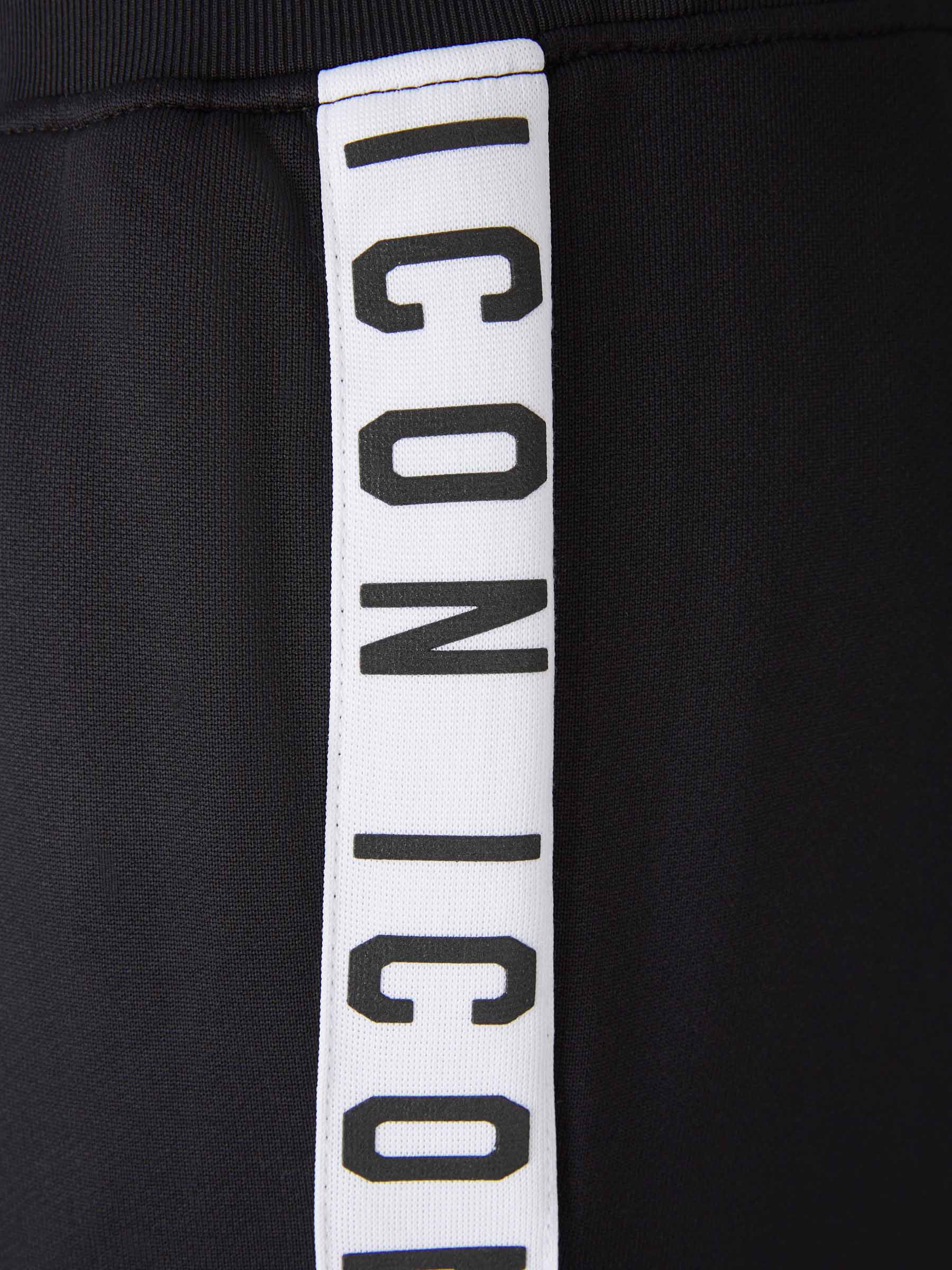 Outlet online Dsquared2 Hombre Joggers Franjas Logo color Negro sku 521-002892 01 - Foto 4