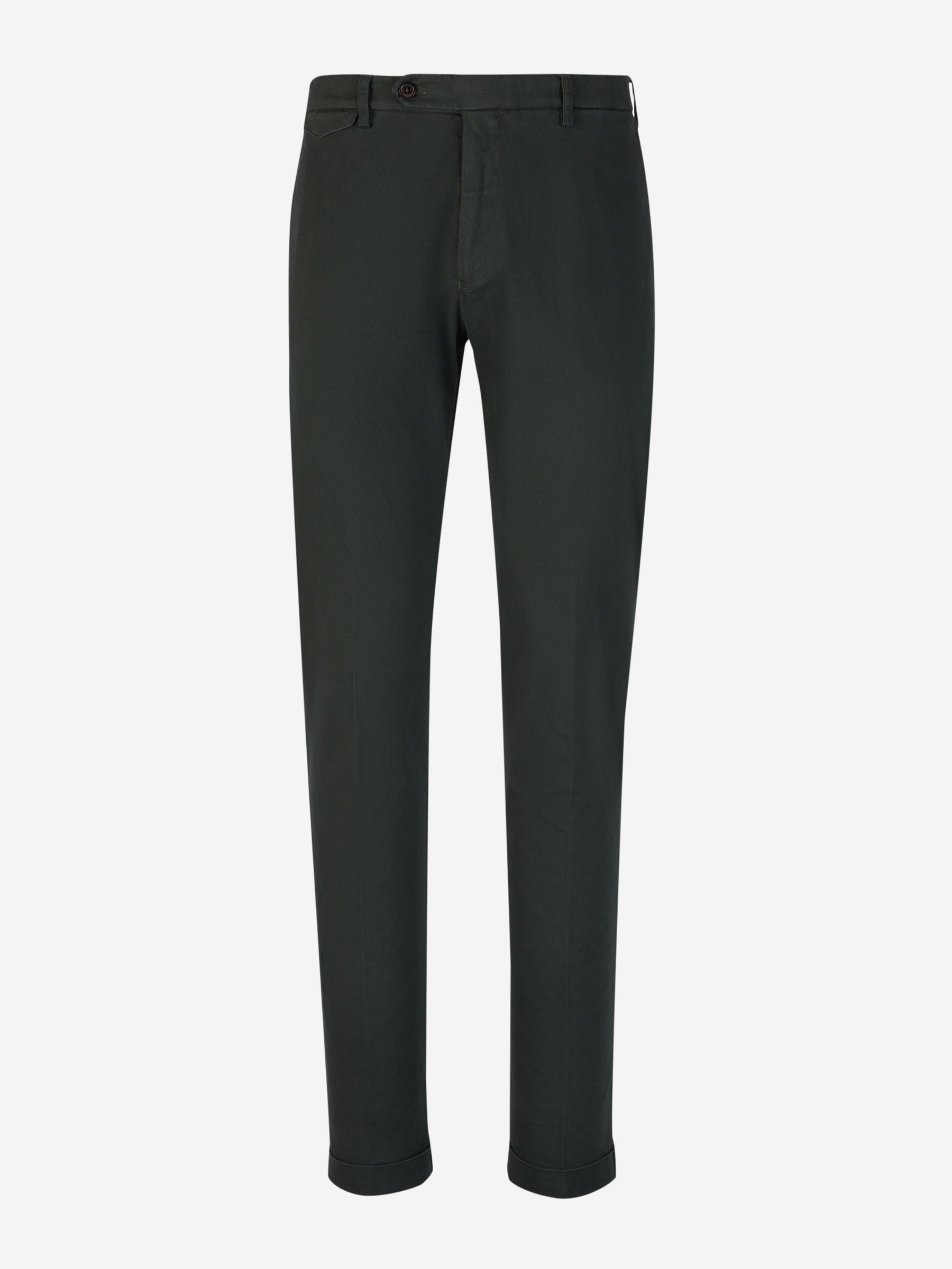 Outlet online Santa Eulalia Hombre Pantalones Formales Algodón color Verde Oscuro sku 521-002904 04 - Foto 1