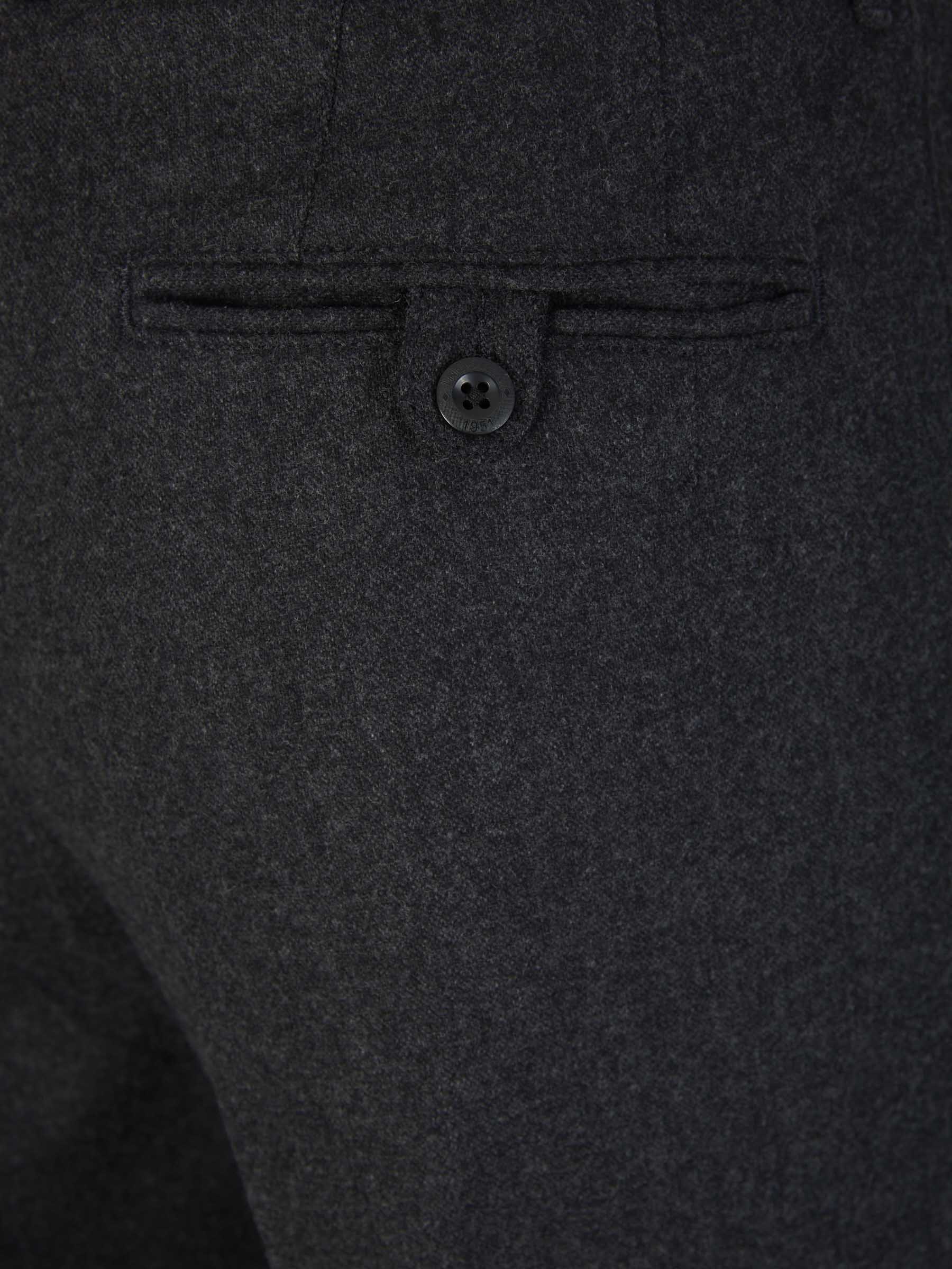 Outlet online Incotex Slacks Hombre Pantalones Lana Elástica color Gris Antracita sku 521-002919 01 - Foto 4