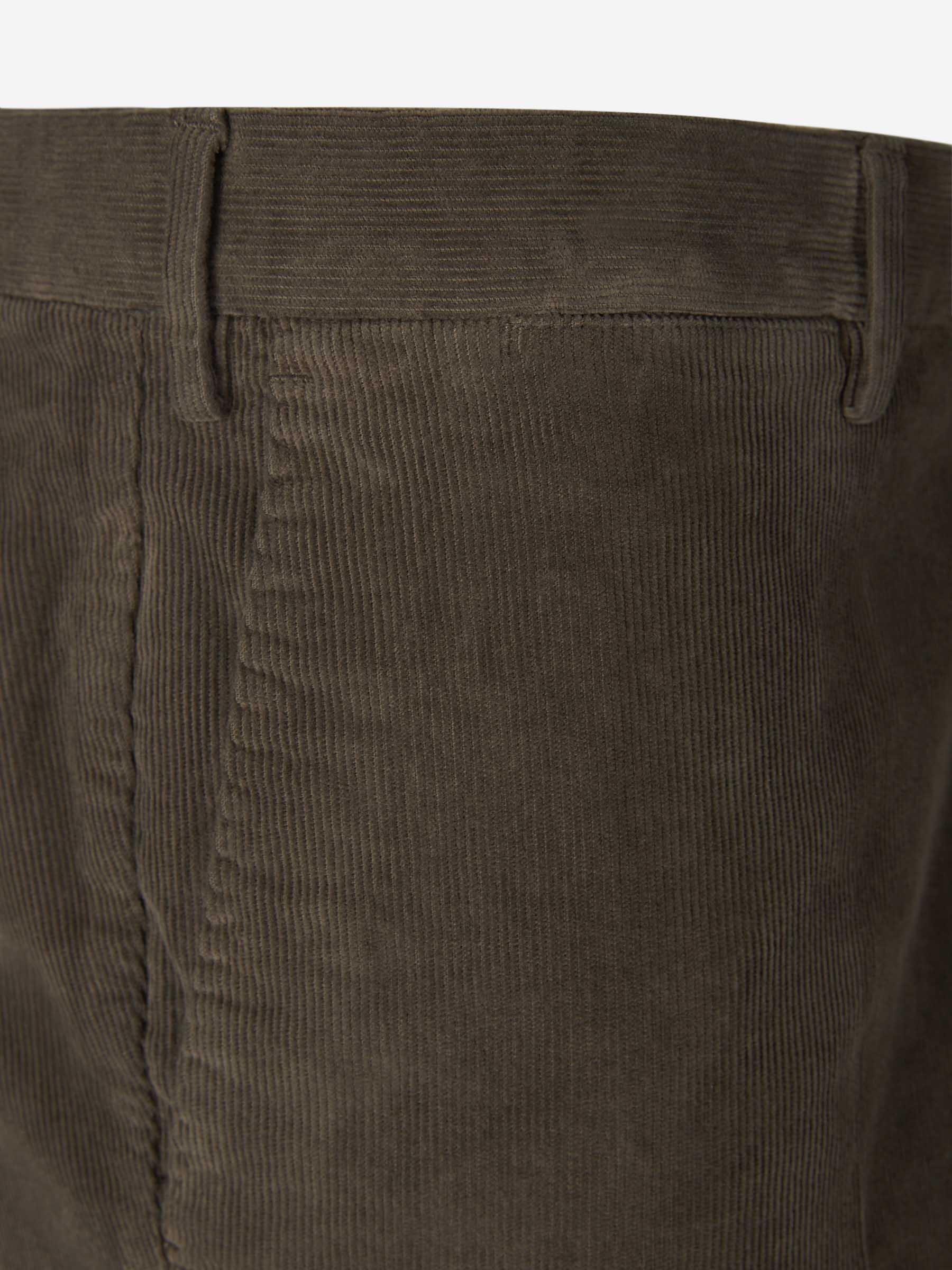 Outlet online PT Torino Hombre Pantalones Micropana Algodón color Marrón Oscuro sku 521-002930 07 - Foto 3