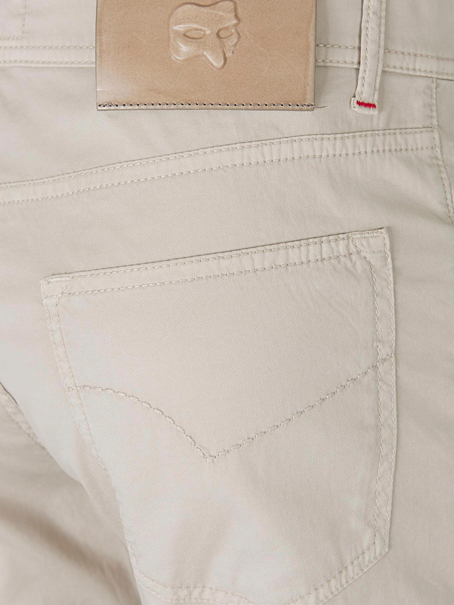 Marco Pescarolo Jeans Regular Fit Seda color Arena sku 522-001811 02 - Foto 4
