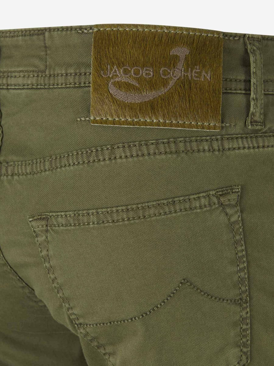 Jacob Cohën Jeans Regular Fit 620 color Verde Militar sku 522-001953 04 - Foto 4