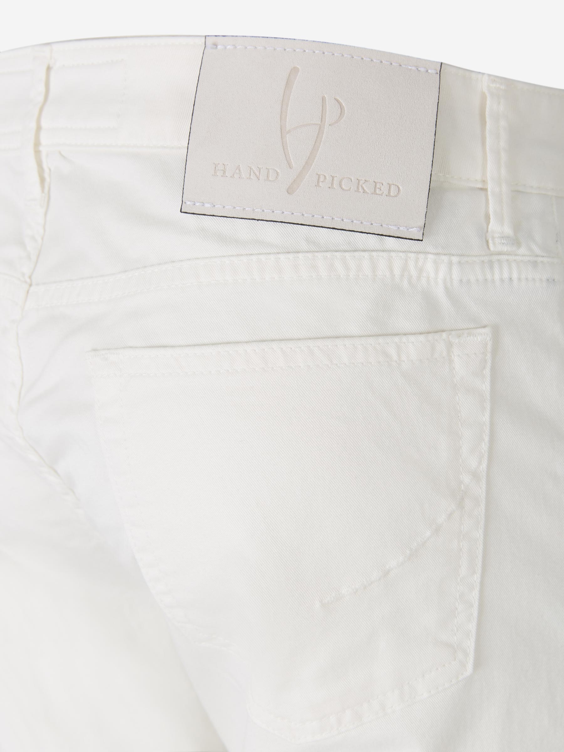 Hand Picked Pantalones Ravello color Marfil sku 522-002000 01 - Foto 4