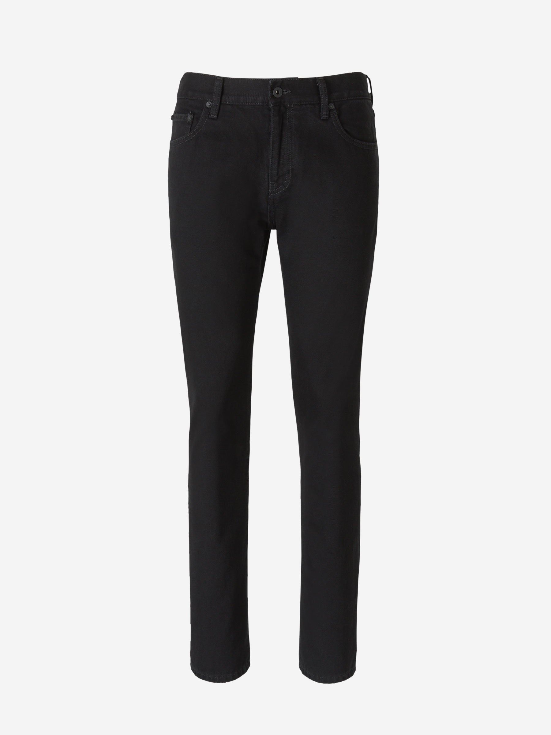 Off-White Jeans Rectos Logo color Negro sku 522-002096 01 - Foto 1