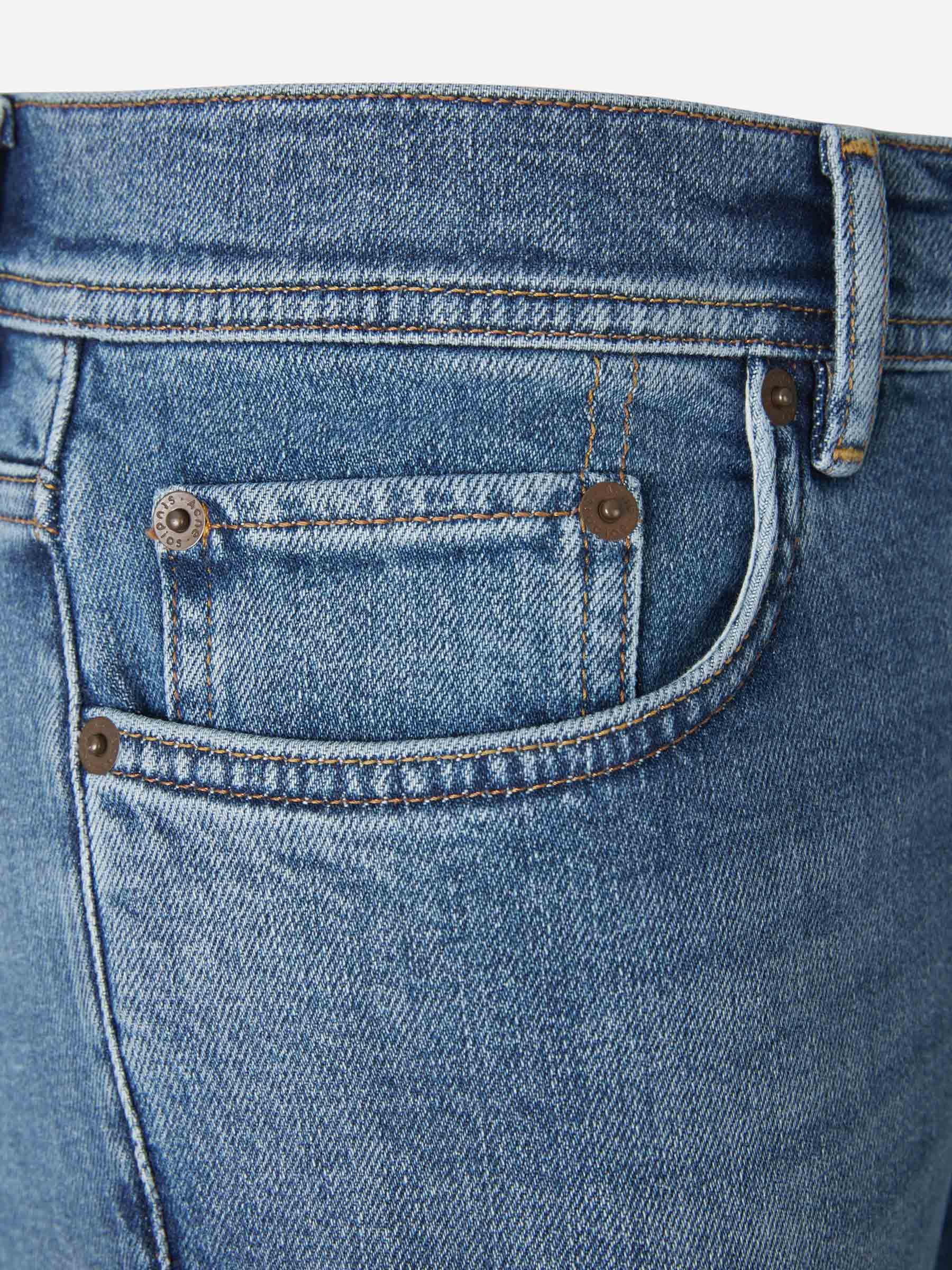 Acne Studios Jeans Slim Fit color Azul Cobalto sku 522-002125 01 - Foto 3