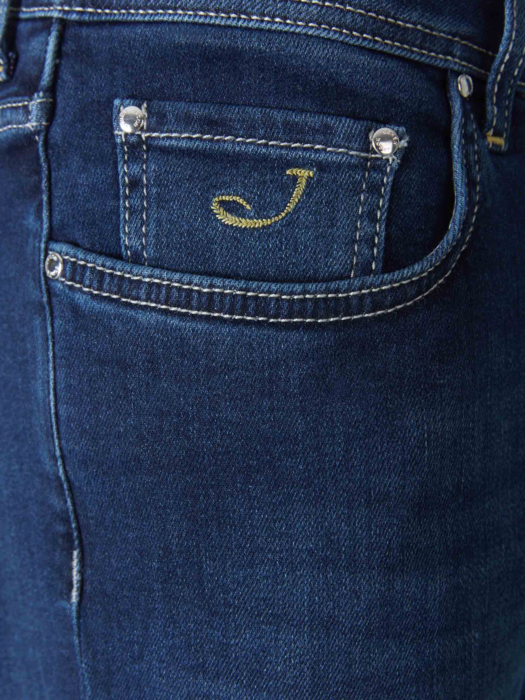 Jacob Cohën Jeans Bard Algodón Elástico color Azul Noche sku 522-002167 01 - Foto 3
