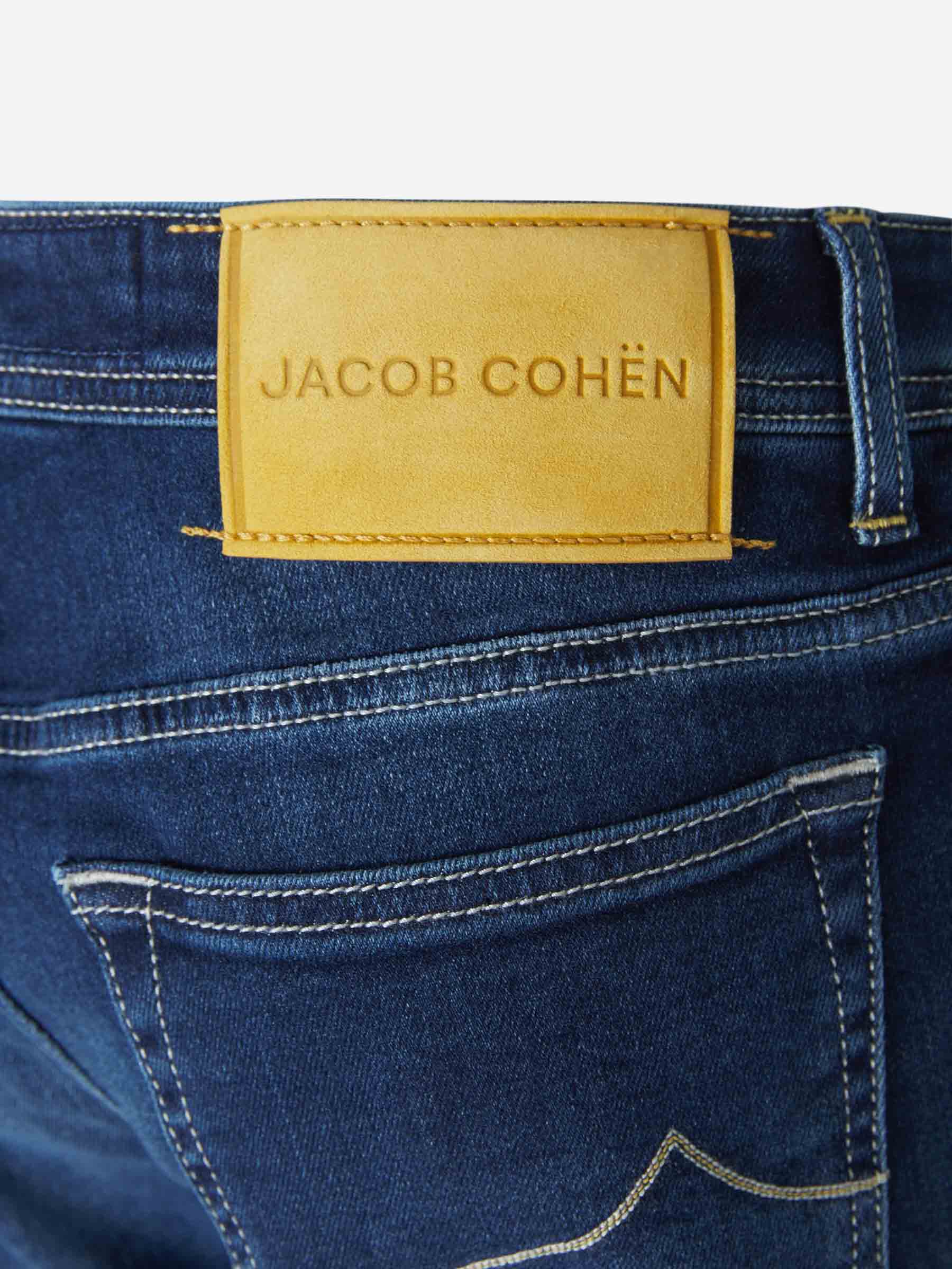 Jacob Cohën Jeans Bard Algodón Elástico color Azul Noche sku 522-002167 01 - Foto 4