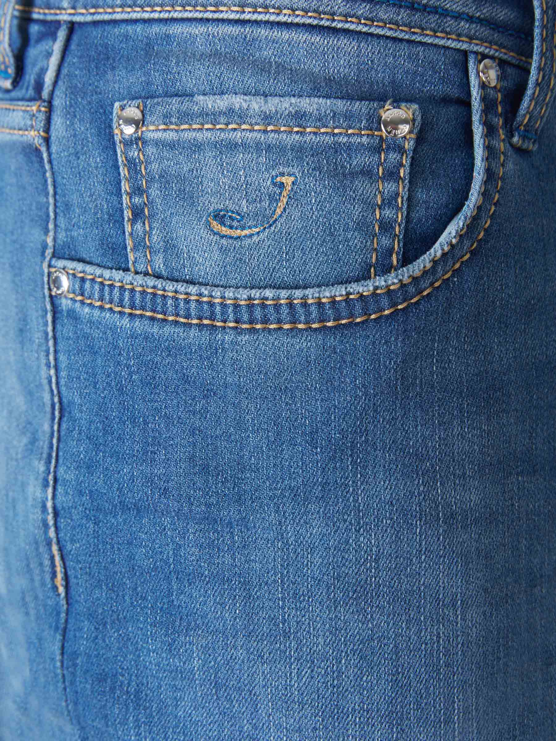 Jacob Cohën Jeans Bard Algodón Elástico color Azul Cielo sku 522-002169 01 - Foto 3