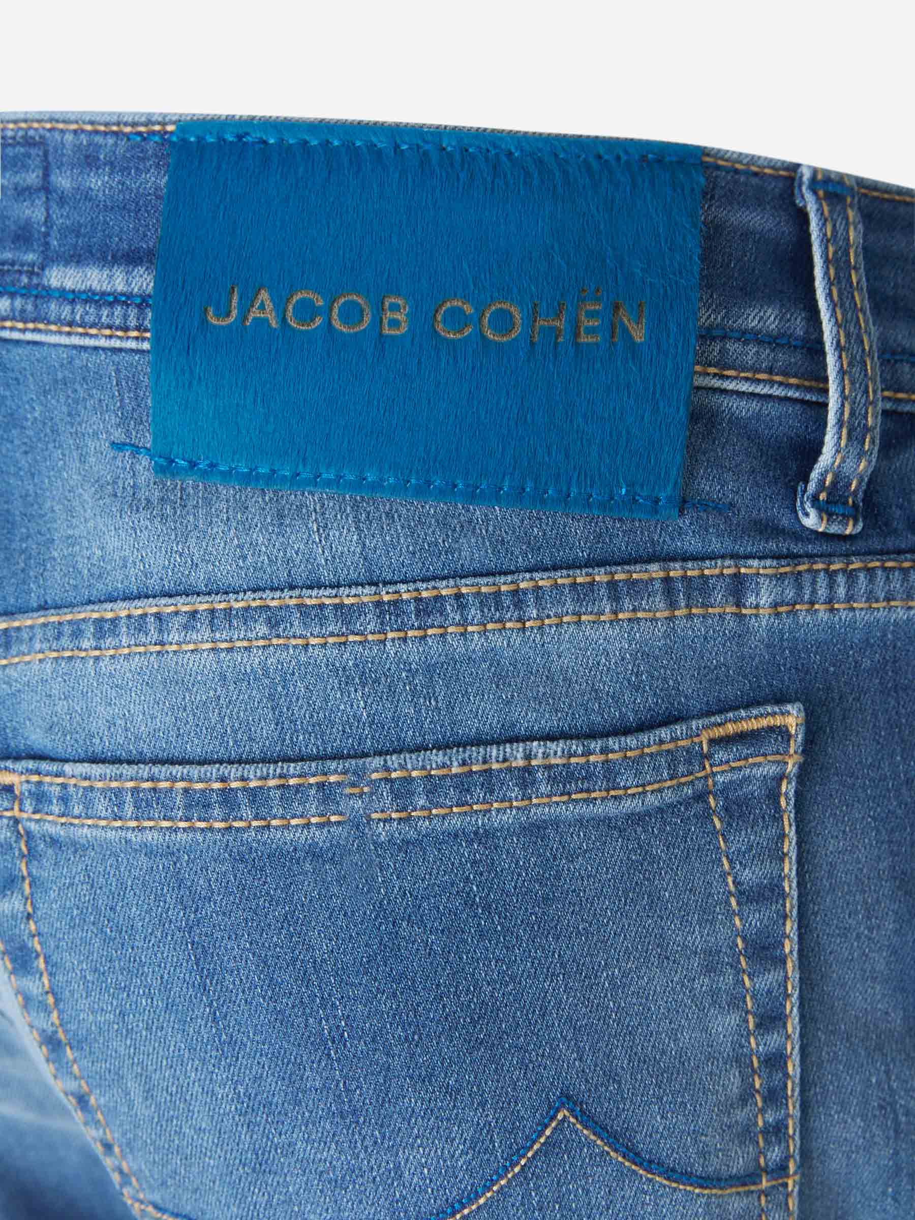 Jacob Cohën Jeans Bard Algodón Elástico color Azul Cielo sku 522-002169 01 - Foto 4