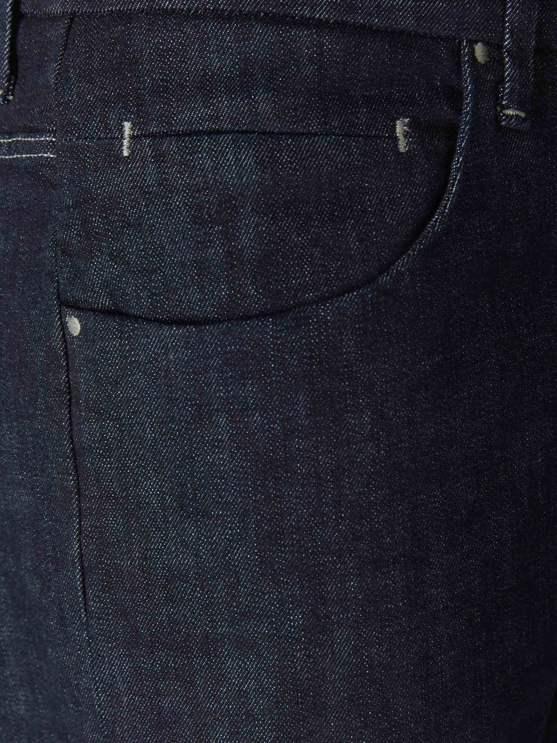 Incotex Blue Division Jeans Algodón Elástico color Azul Noche sku 522-002182 01 - Foto 3