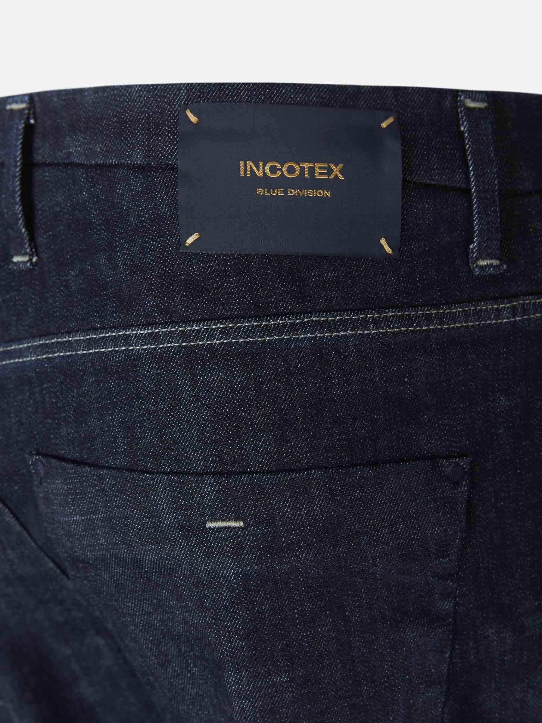 Incotex Blue Division Jeans Algodón Elástico color Azul Noche sku 522-002182 01 - Foto 4