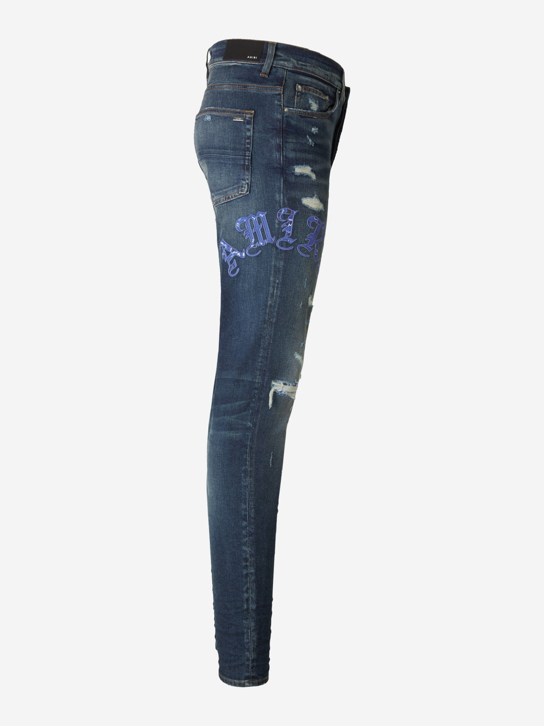 Amiri Jeans Logo Vintage color Azul Denim sku 522-002202 01 - Foto 2