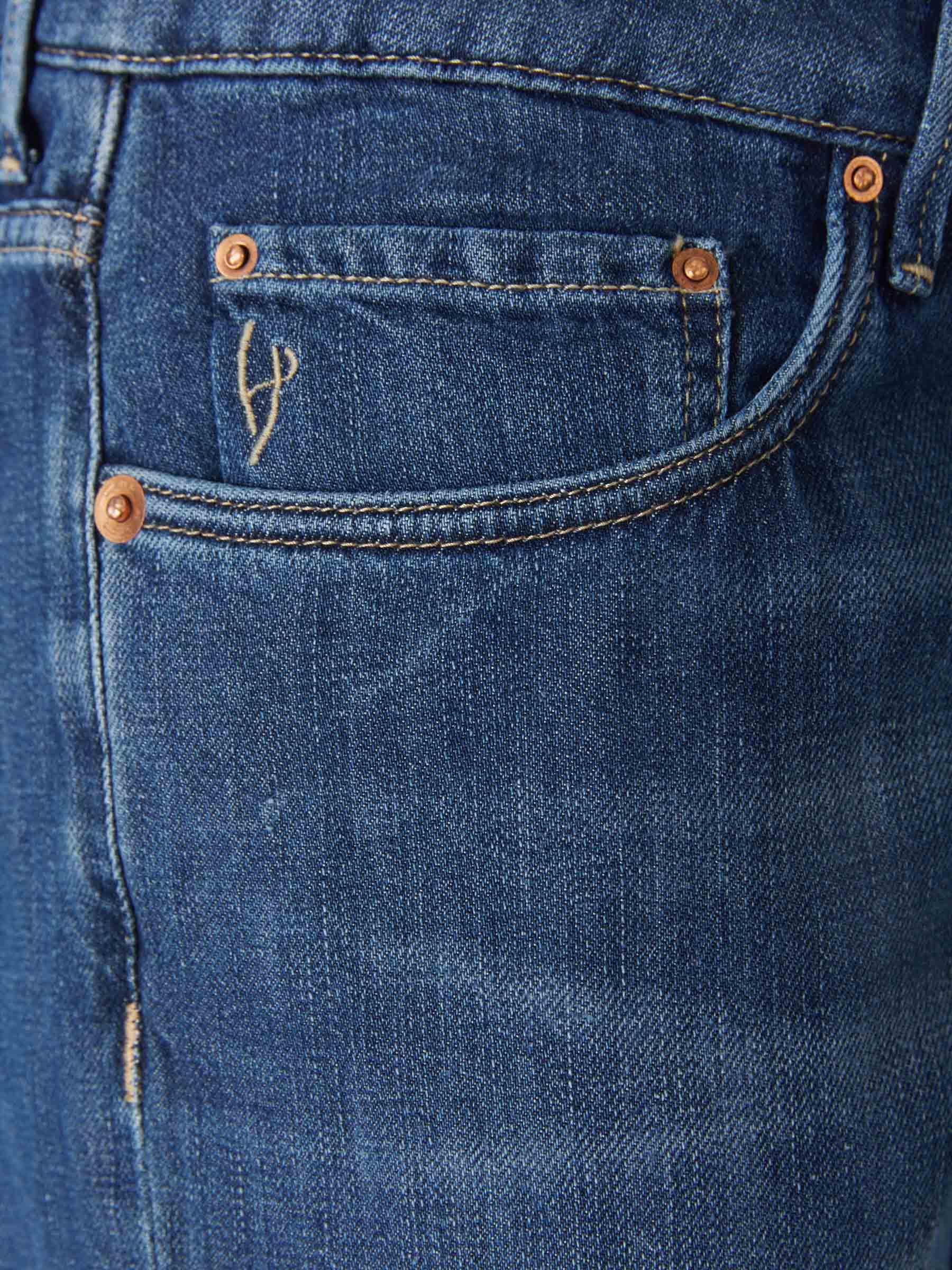 Hand Picked Jeans Ravello Algodón Lino color Azul Cobalto sku 522-002217 01 - Foto 3