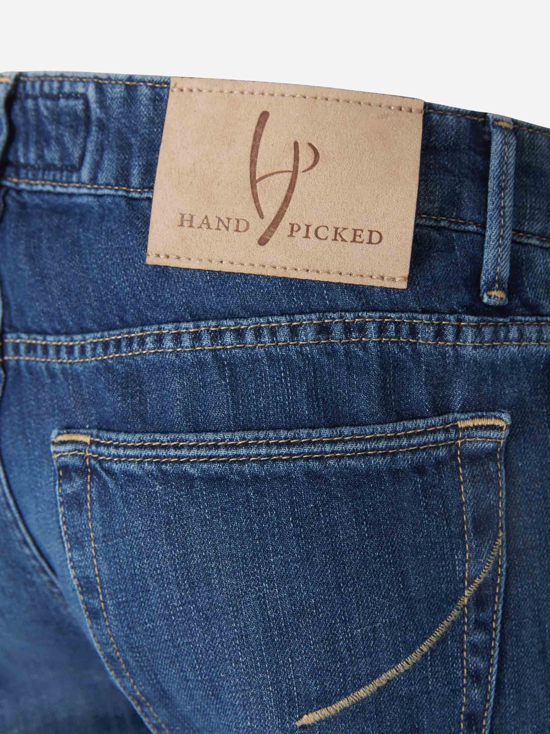 Hand Picked Jeans Ravello Algodón Lino color Azul Cobalto sku 522-002217 01 - Foto 4