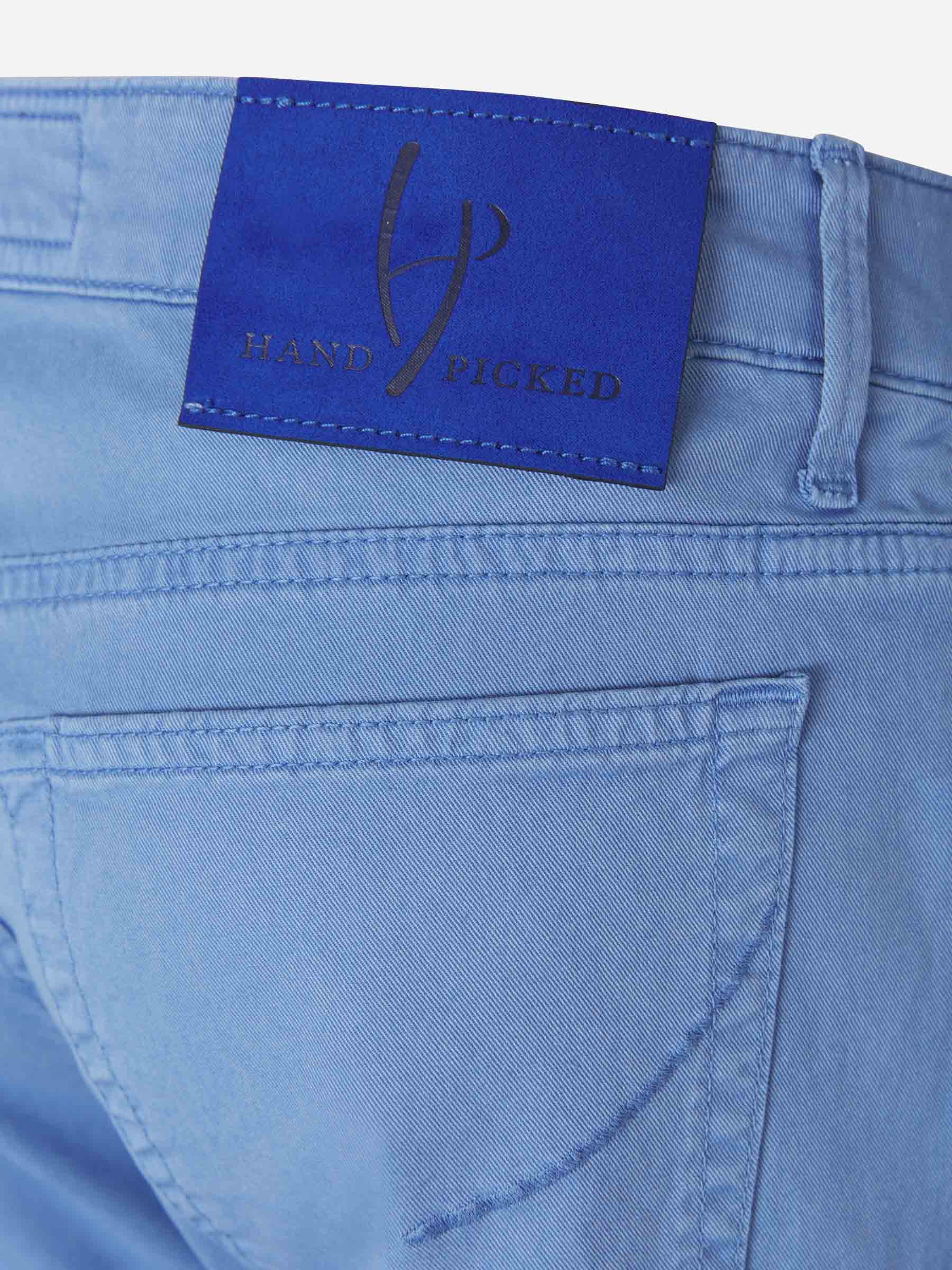 Hand Picked Pantalones Algodón 5 Bolsillos color Gris Claro sku 522-002220 03 - Foto 4