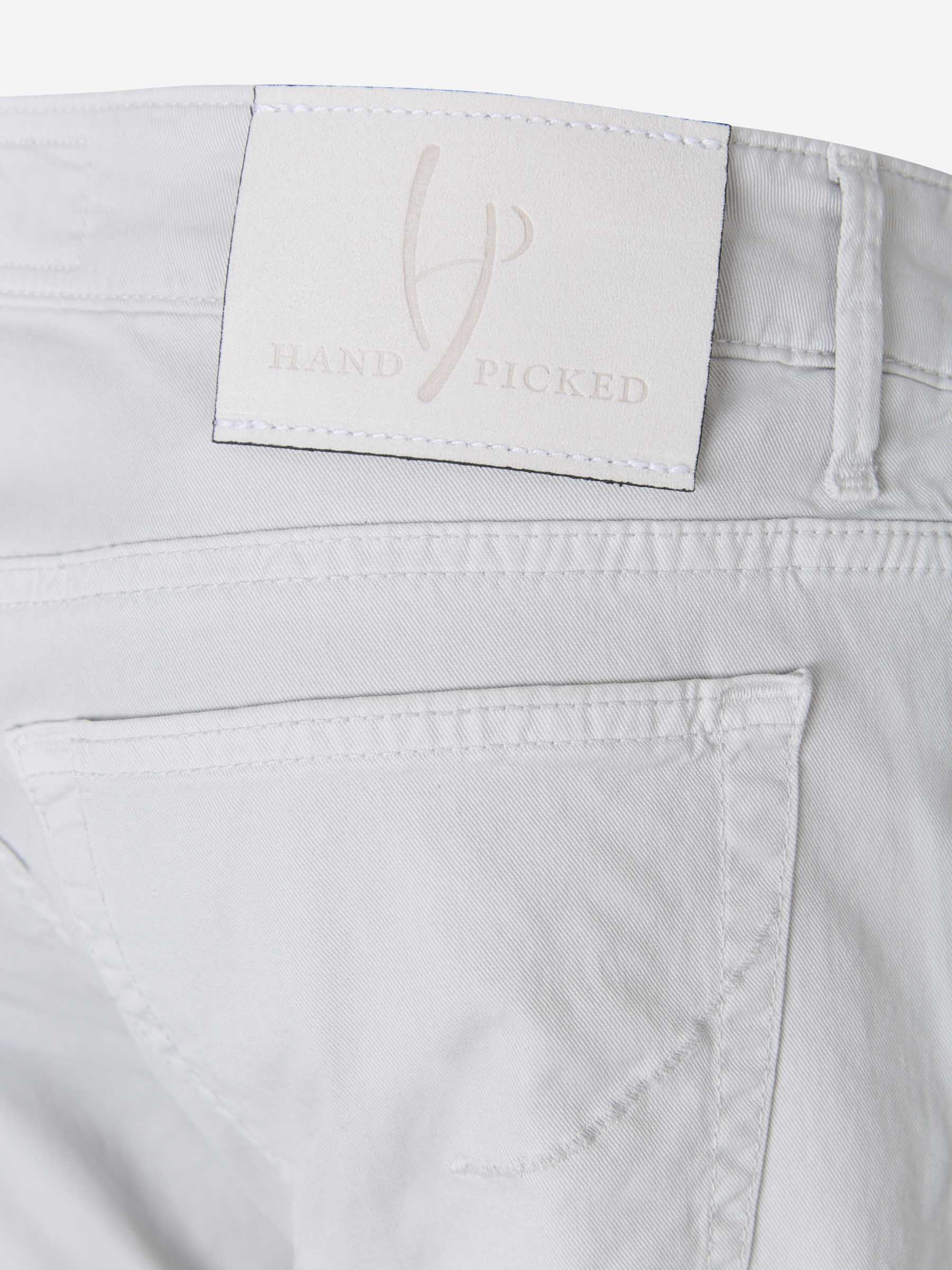 Hand Picked Pantalones Algodón 5 Bolsillos color Gris Claro sku 522-002220 03 - Foto 8