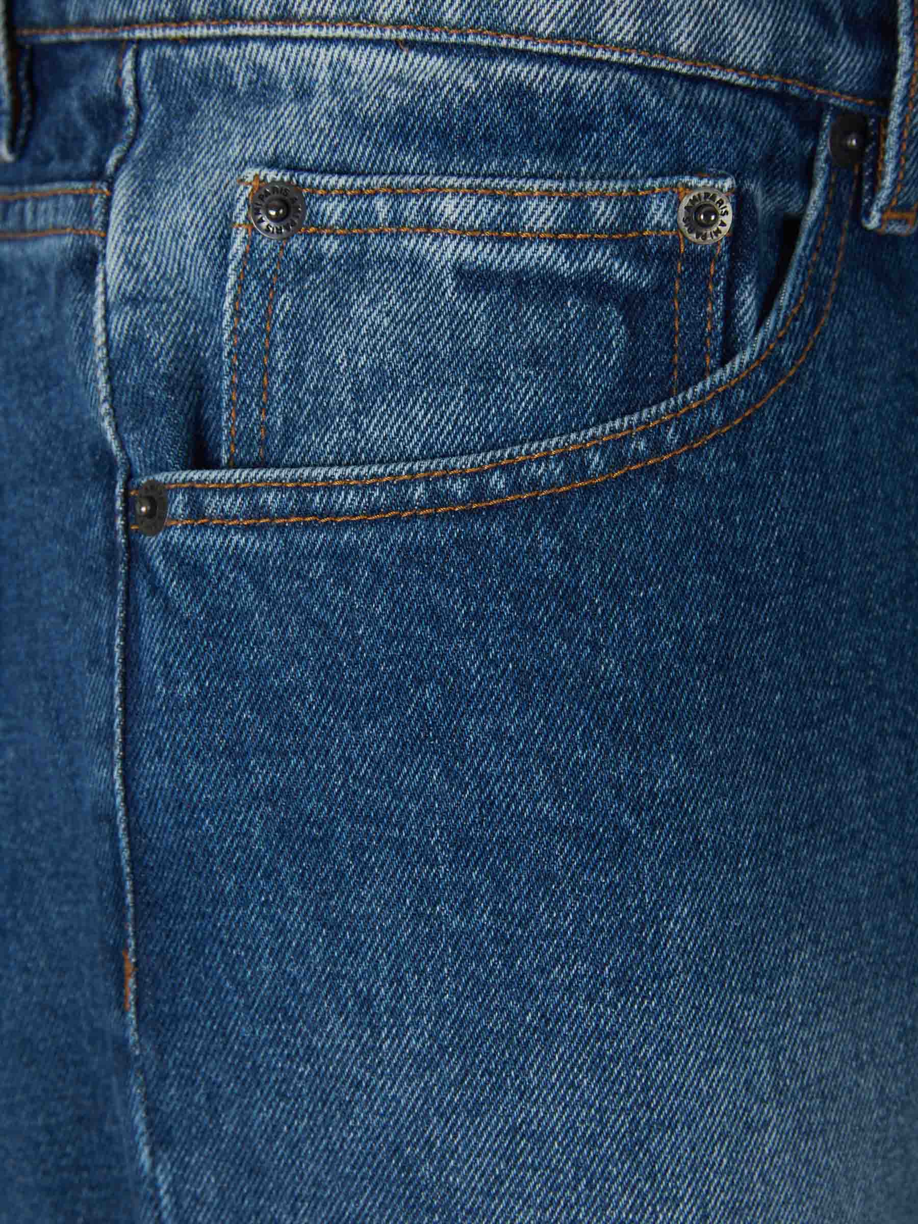 Ami Paris Jeans Rectos Algodón color Azul Denim sku 522-002230 01 - Foto 3