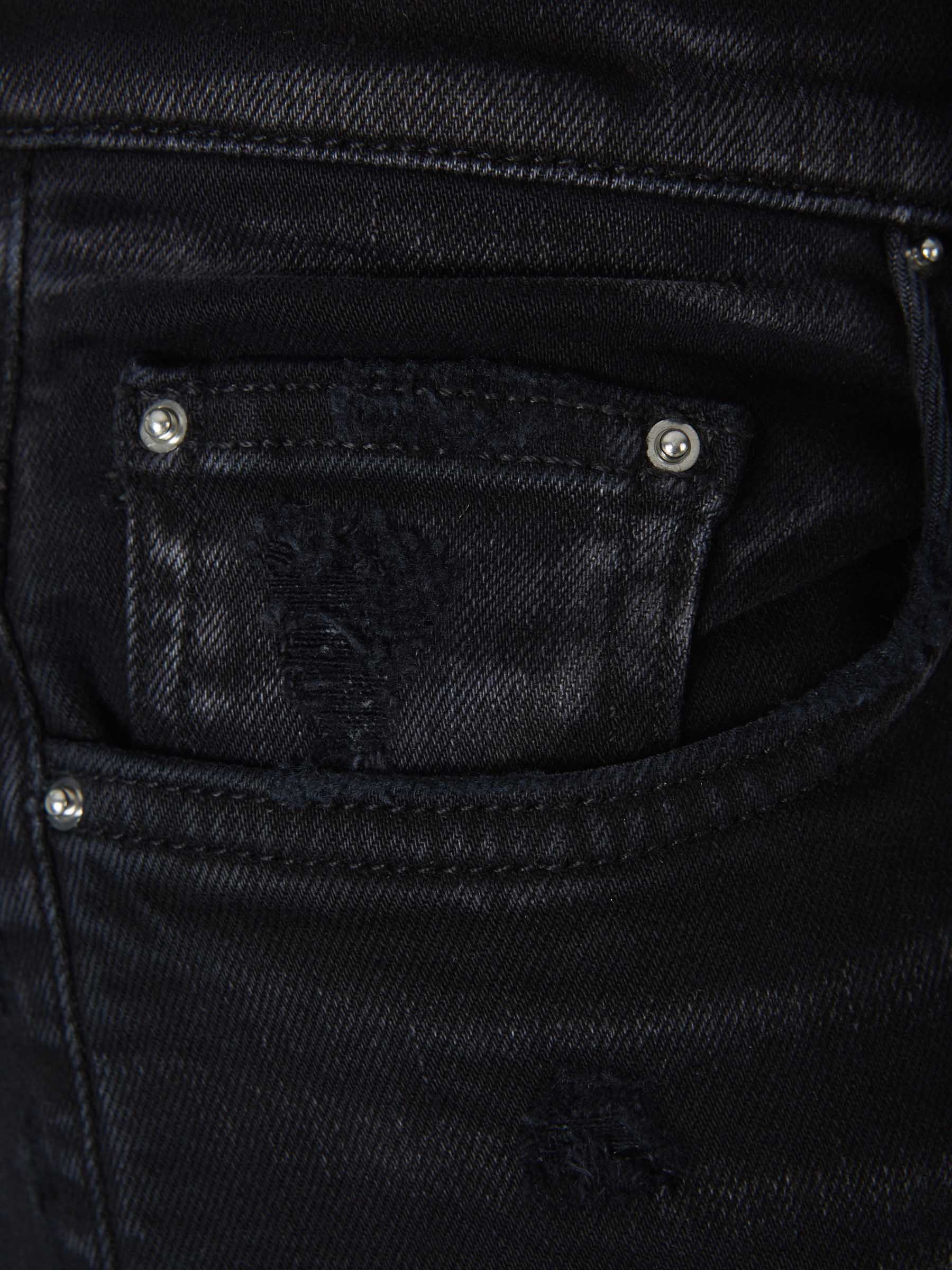 Amiri Jeans Parche Bandana color Negro sku 522-002244 01 - Foto 3