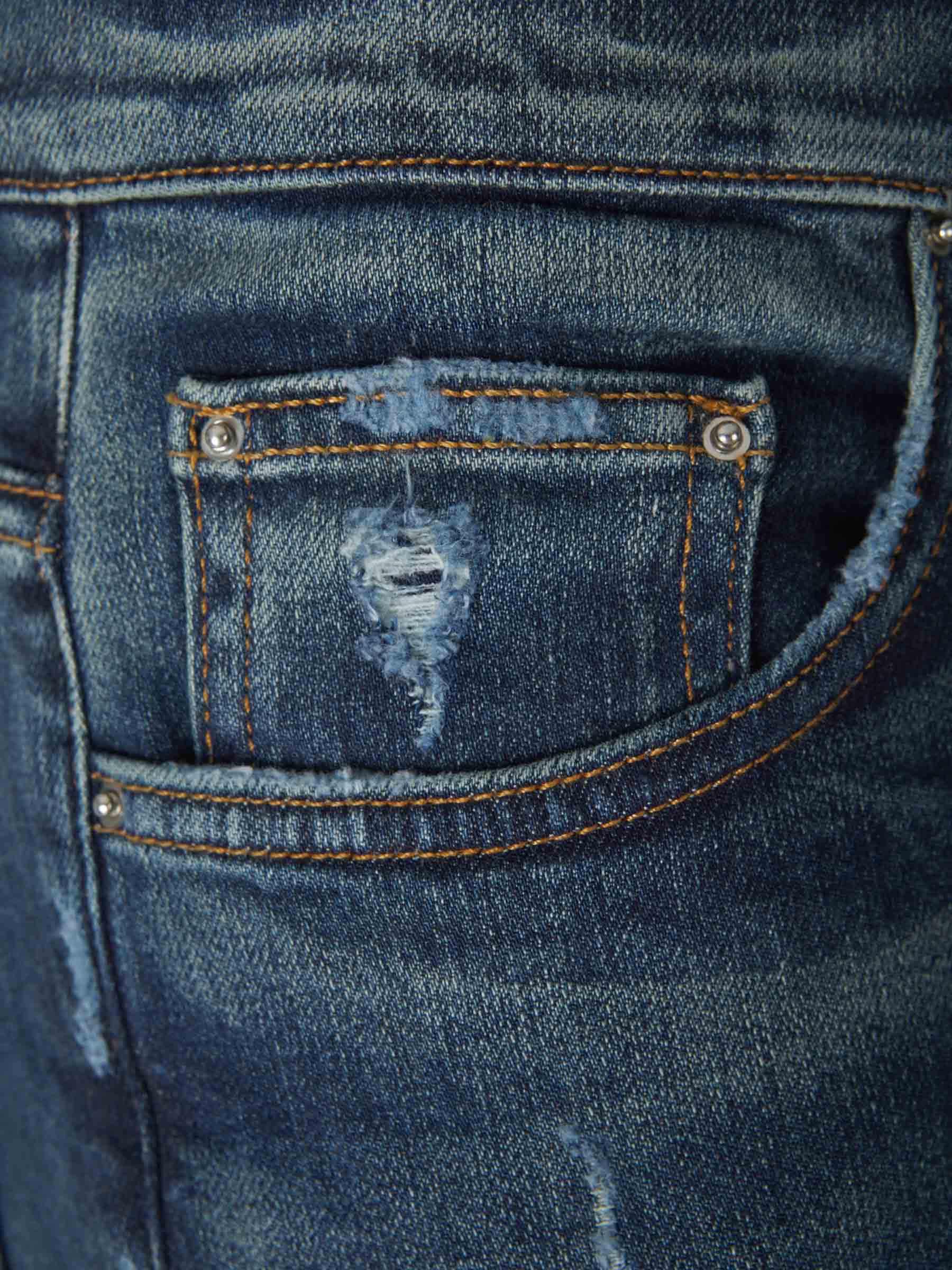 Amiri Jeans Detalles Desgarrados color Azul Denim sku 522-002248 01 - Foto 3