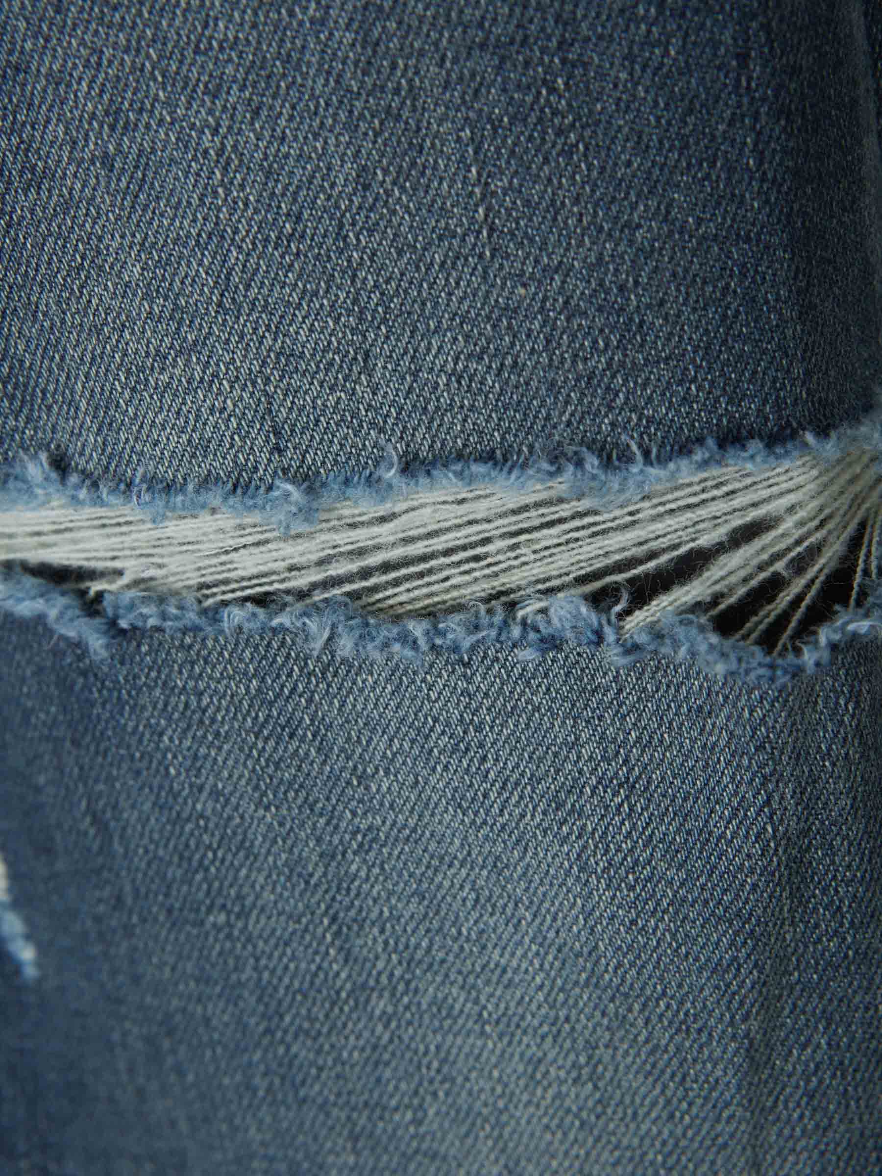 Amiri Jeans Detalles Desgarrados color Azul Denim sku 522-002248 01 - Foto 4