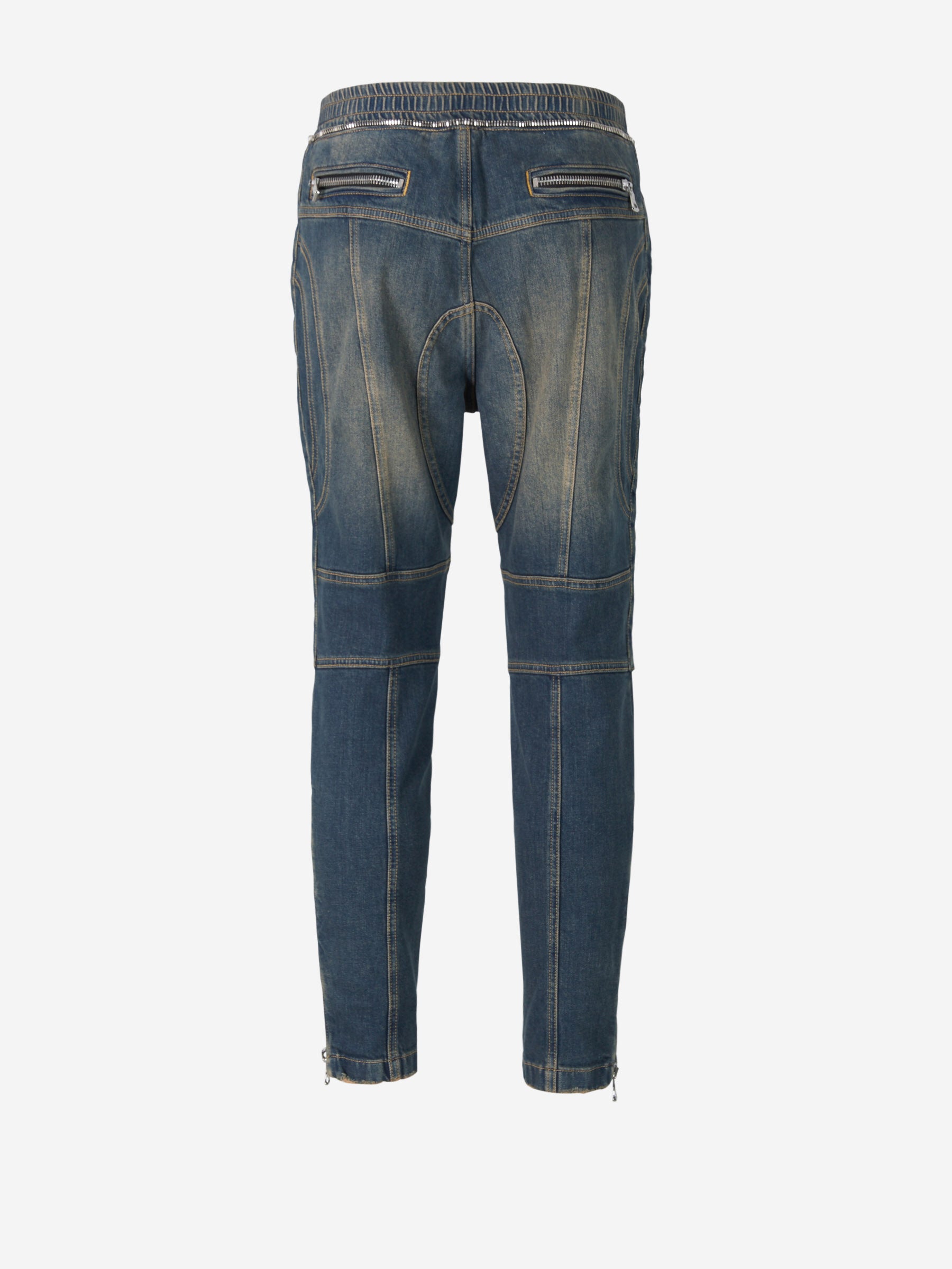 Balmain Jeans Parche Paneles color Azul Denim sku 522-002249 01 - Foto 3