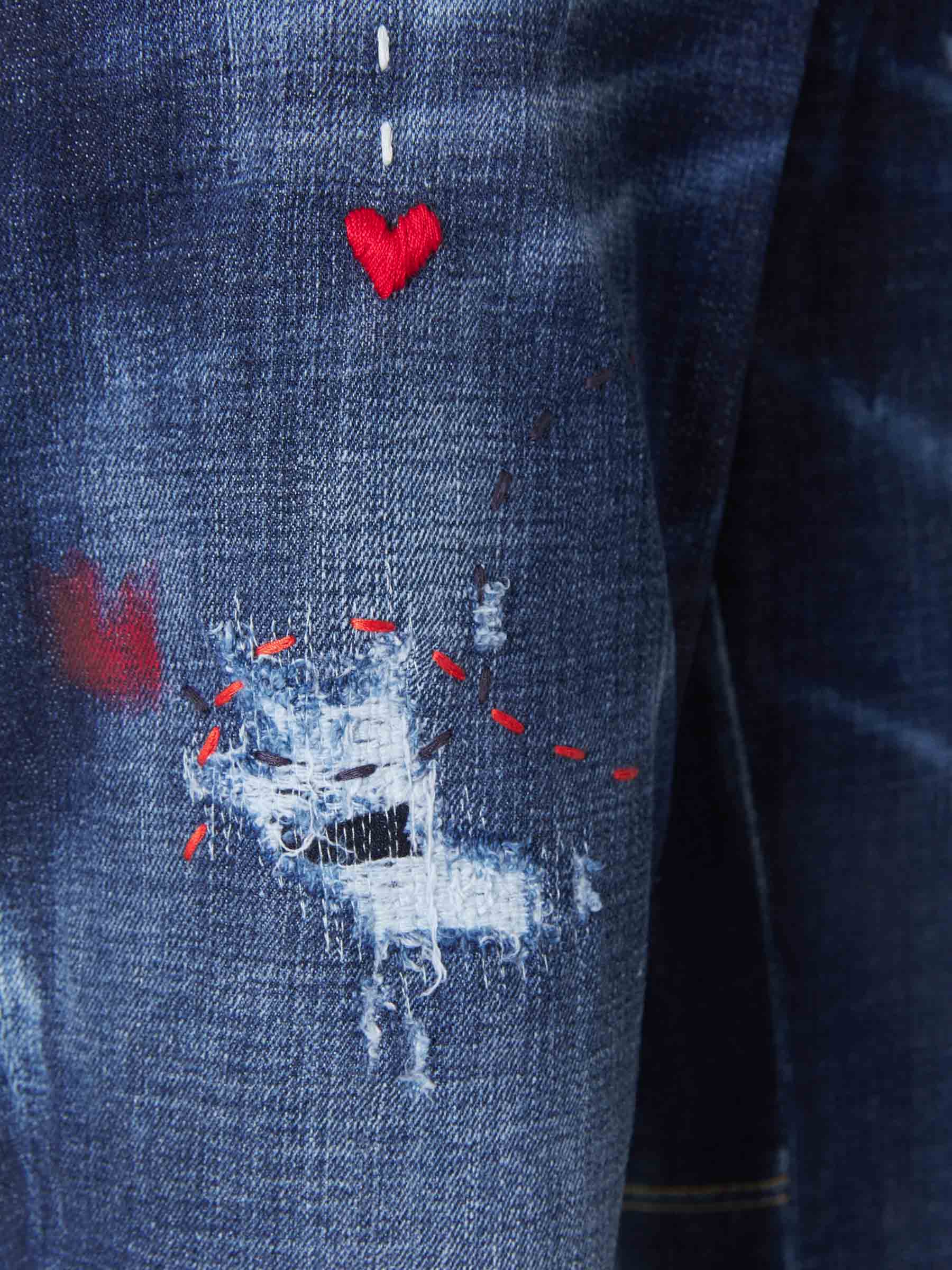 Dsquared2 Jeans Sailor Algodón color Azul Denim sku 522-002256 00 - Foto 4