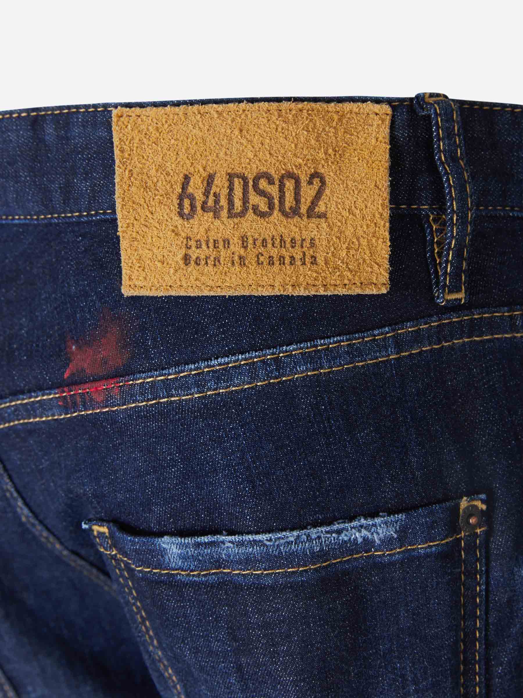 Dsquared2 Jeans Sailor Algodón color Azul Denim sku 522-002256 00 - Foto 6