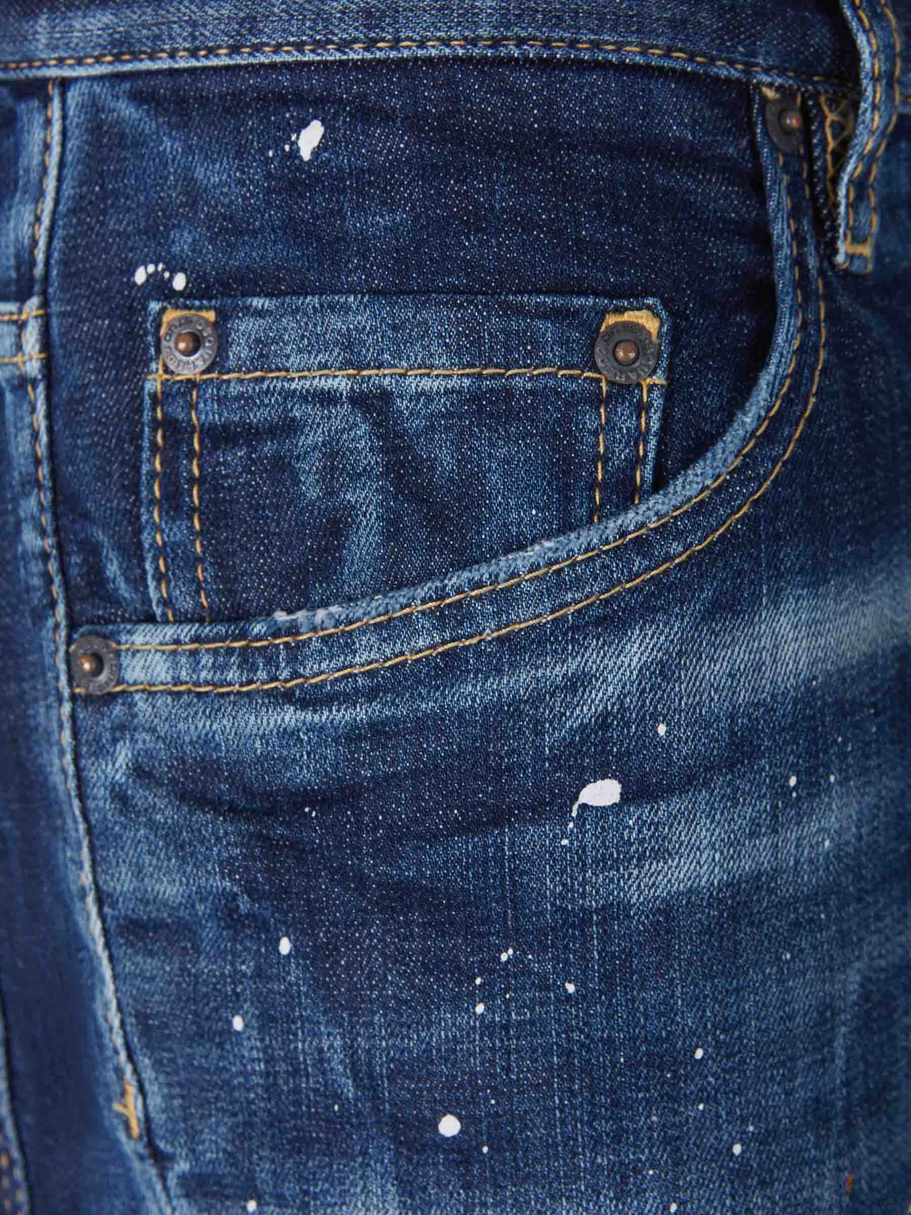 Dsquared2 Jeans Parches Skater color Azul Cobalto sku 522-002257 00 - Foto 3