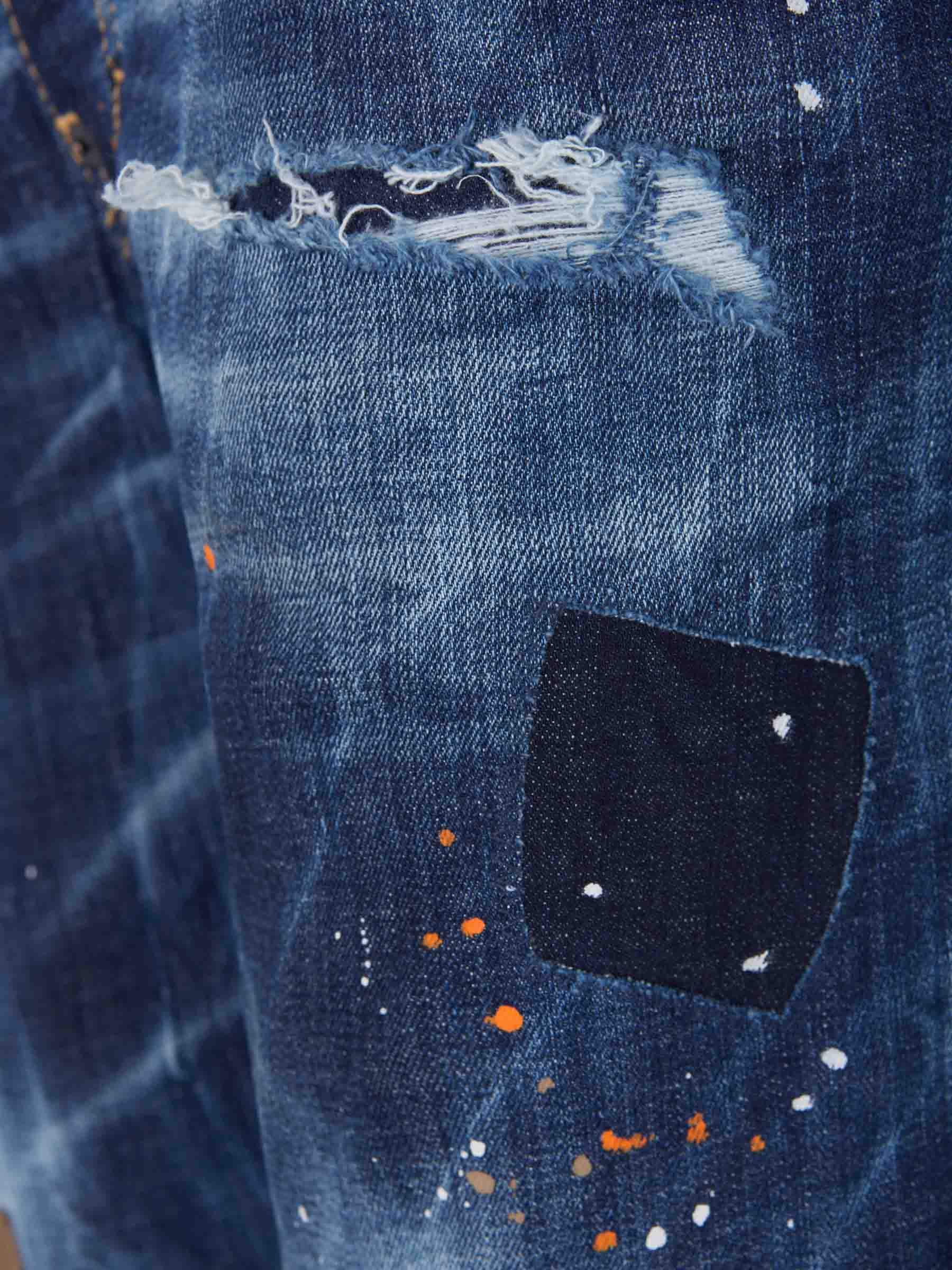 Dsquared2 Jeans Parches Skater color Azul Cobalto sku 522-002257 00 - Foto 4