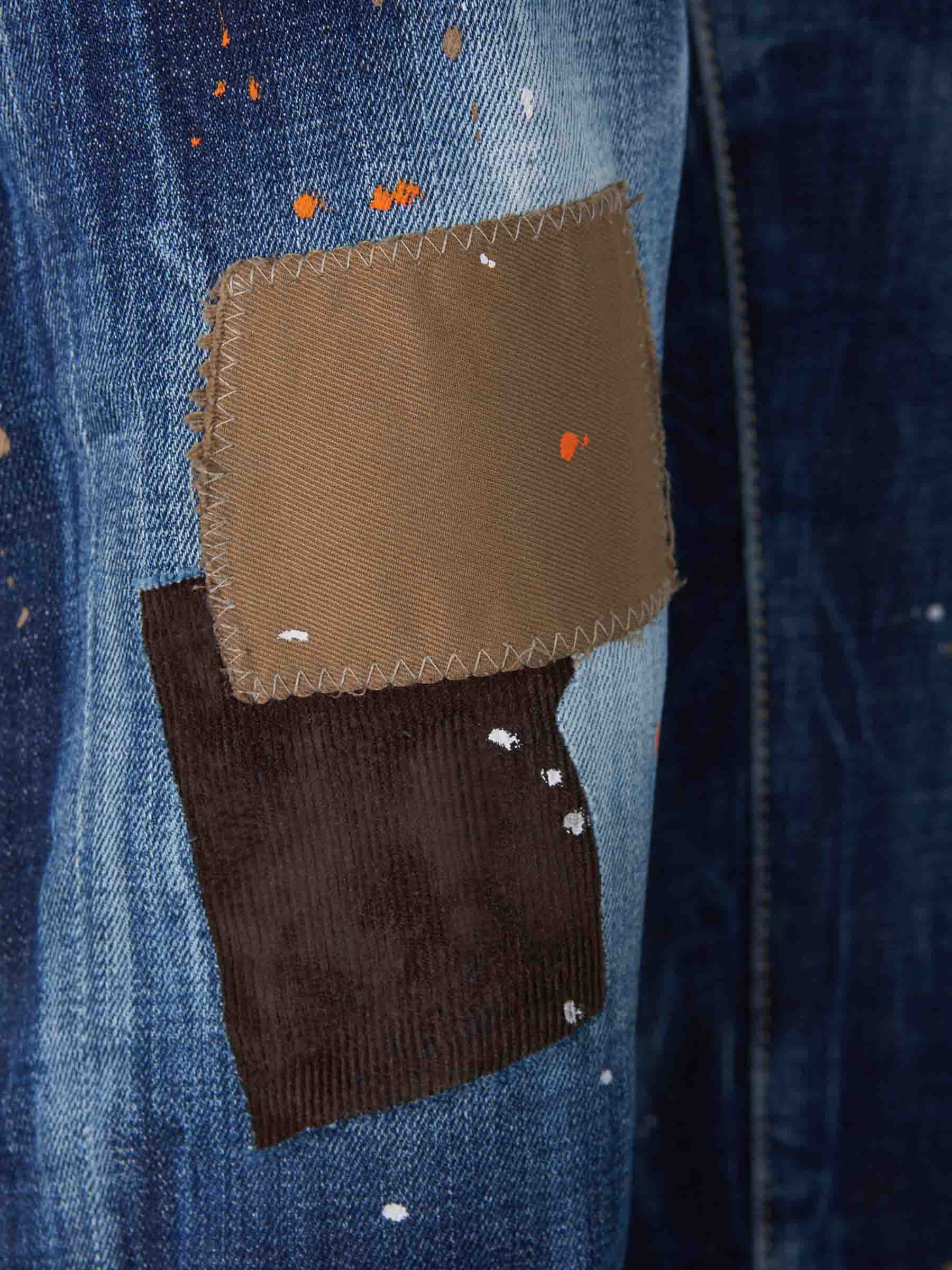 Dsquared2 Jeans Parches Skater color Azul Cobalto sku 522-002257 00 - Foto 5