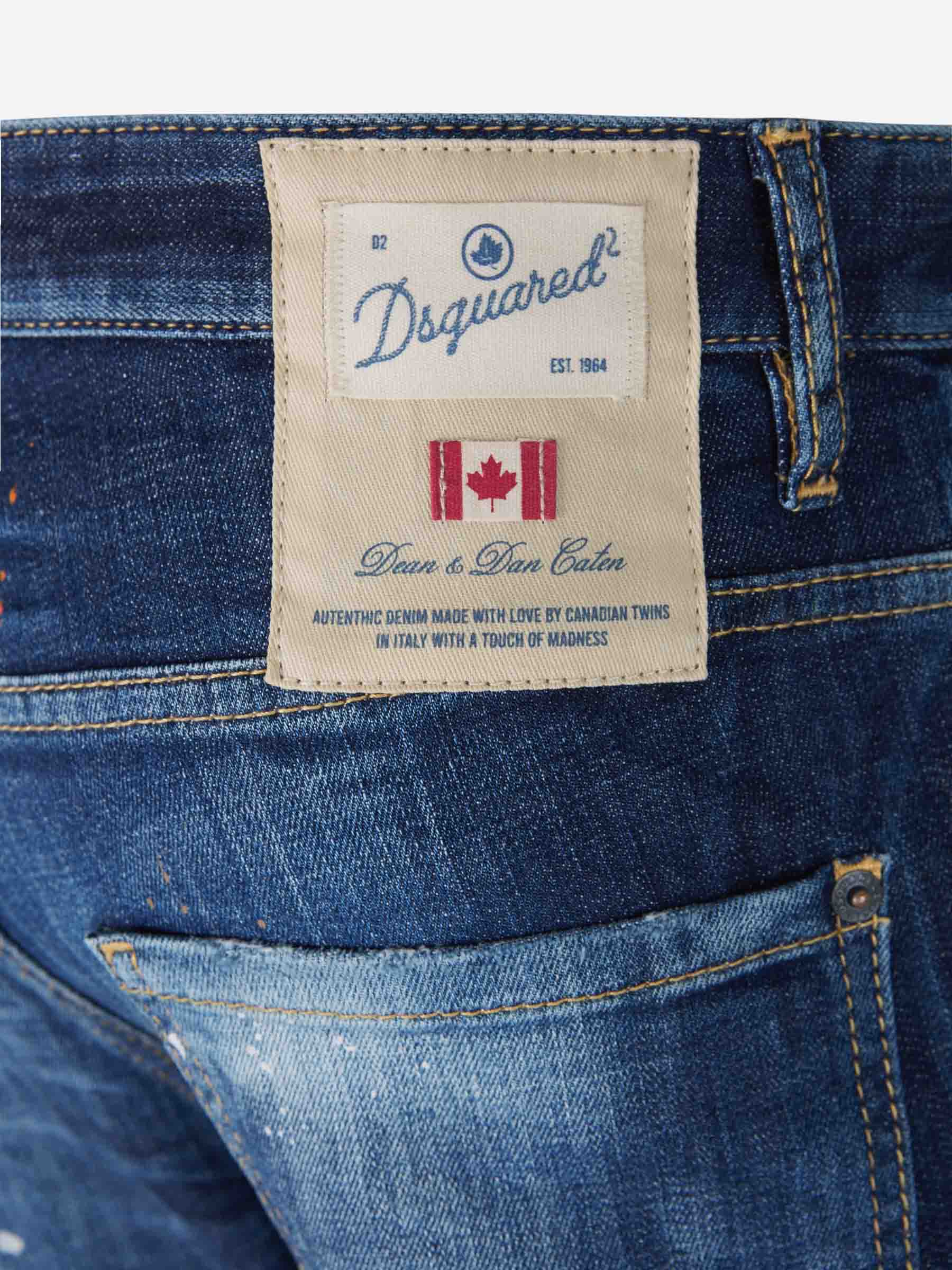 Dsquared2 Jeans Parches Skater color Azul Cobalto sku 522-002257 00 - Foto 6