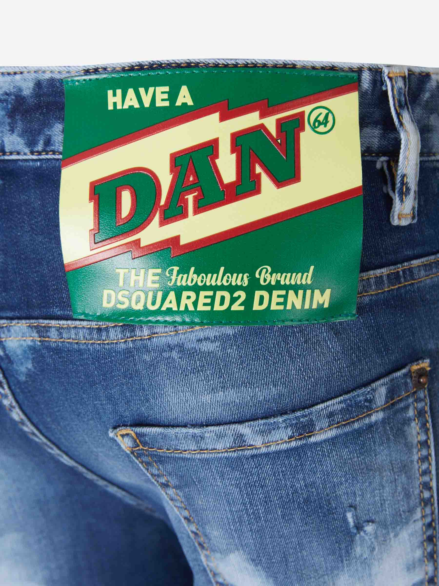 Dsquared2 Jeans Light Cloudy Wash color Azul Denim sku 522-002259 00 - Foto 4