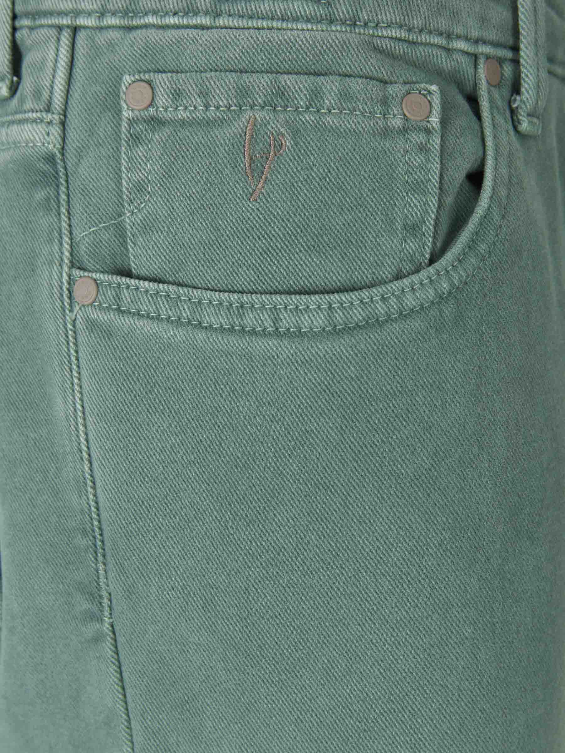 Hand Picked Jeans Ravello Algodón color Verde Oscuro sku 522-002308 04 - Foto 11