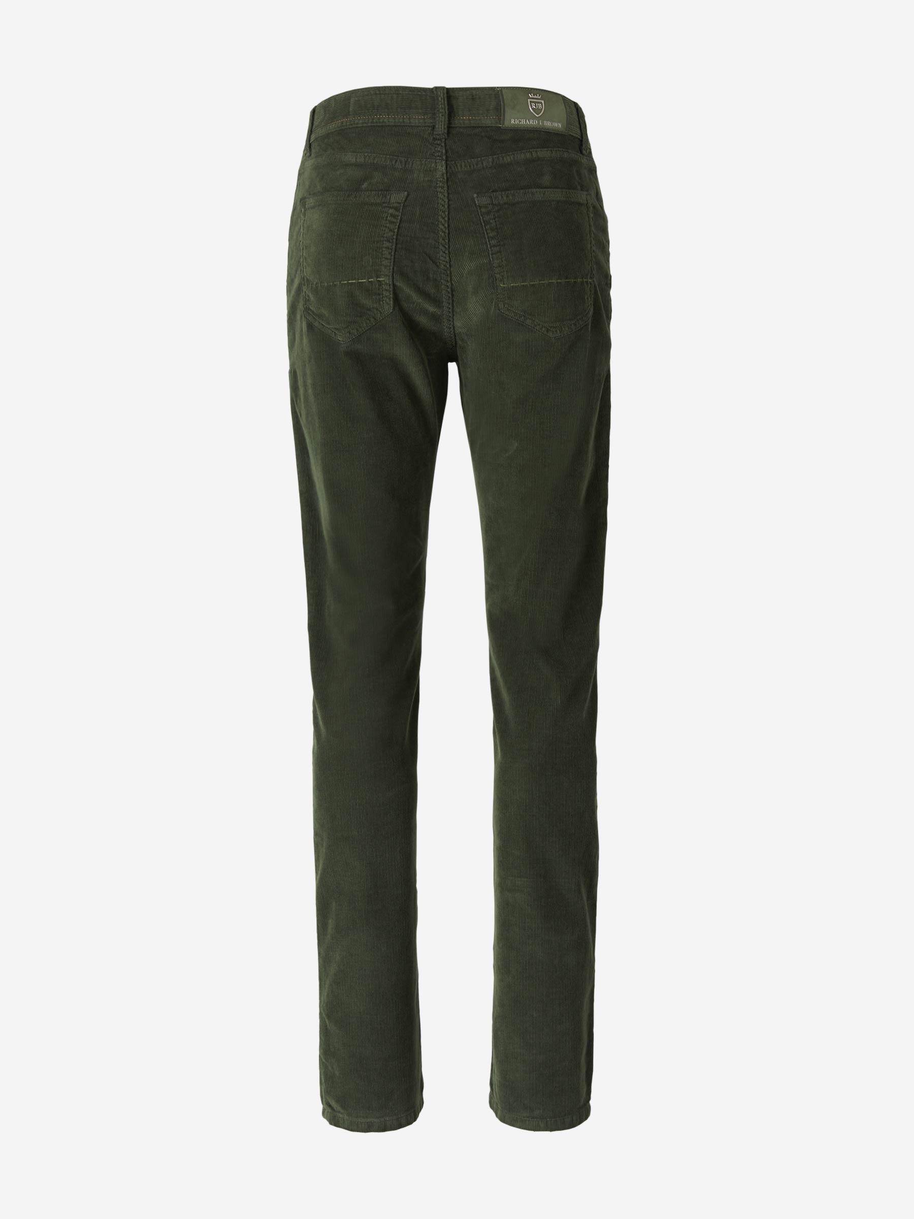 Richard J. Brown Jeans Pana Algodón color Verde Oscuro sku 522-002318 05 - Foto 15