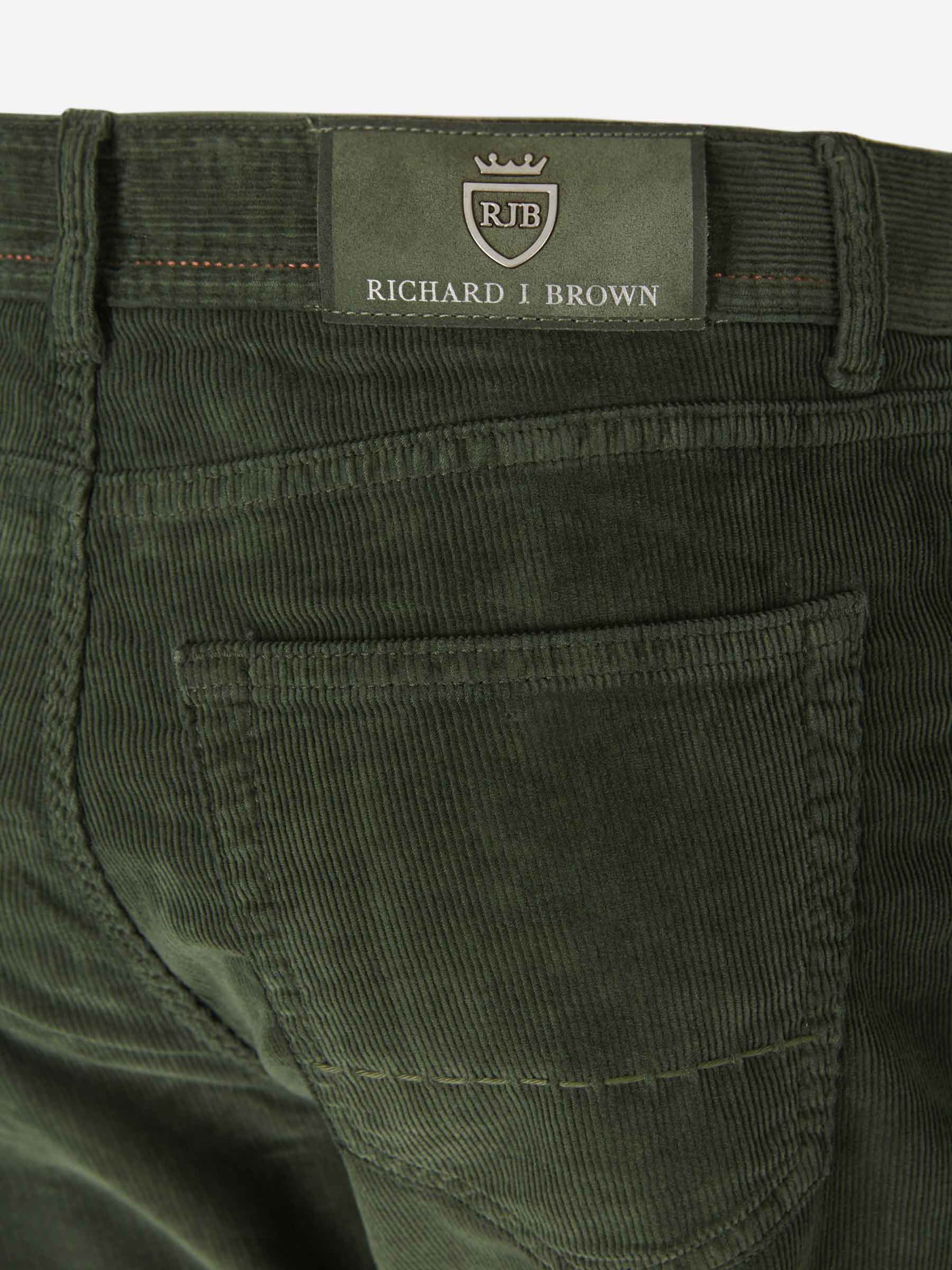 Richard J. Brown Jeans Pana Algodón color Verde Oscuro sku 522-002318 05 - Foto 17