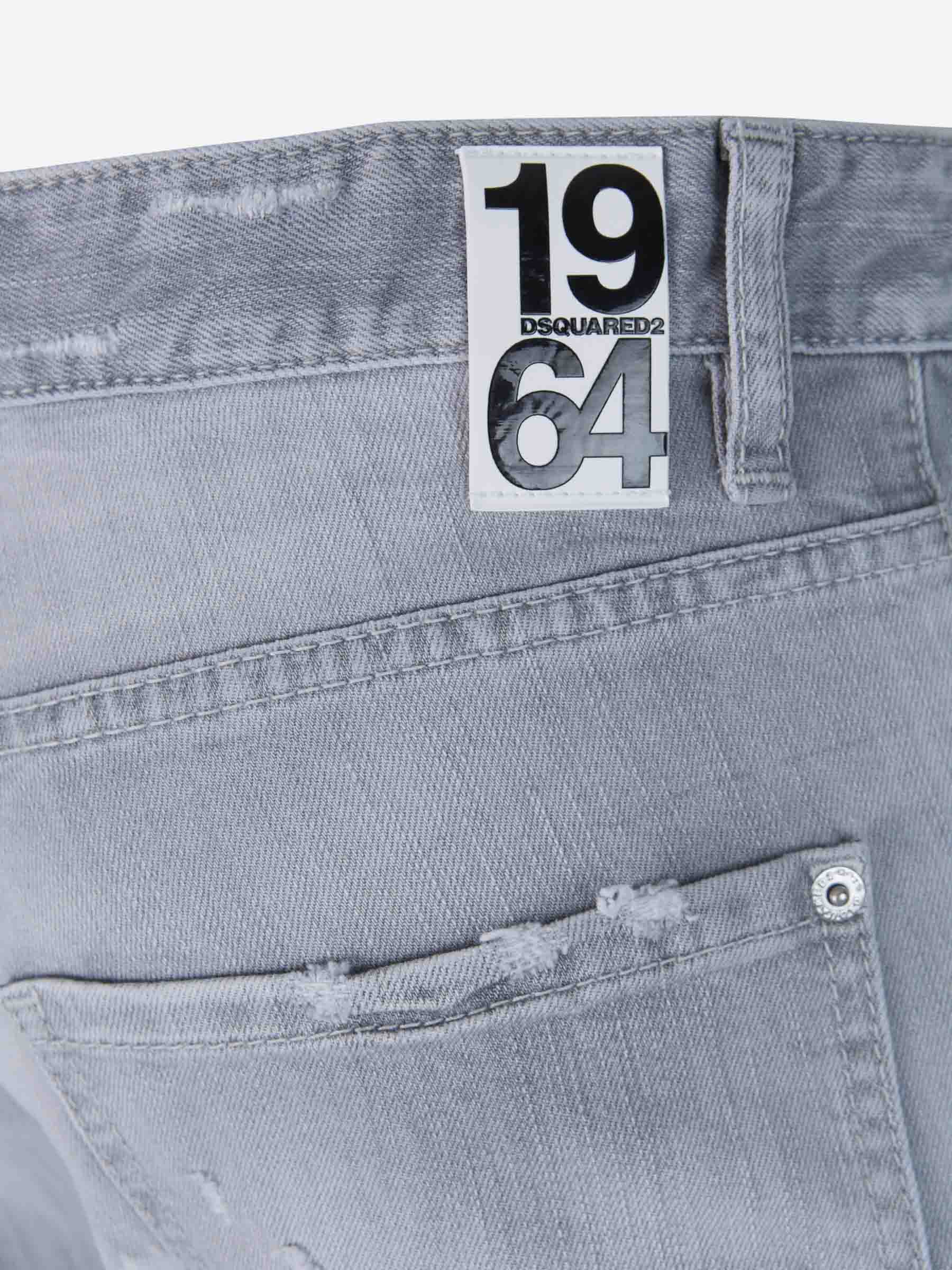 Dsquared2 Jeans Piranha Wash Cool color Gris Claro sku 522-002330 01 - Foto 5
