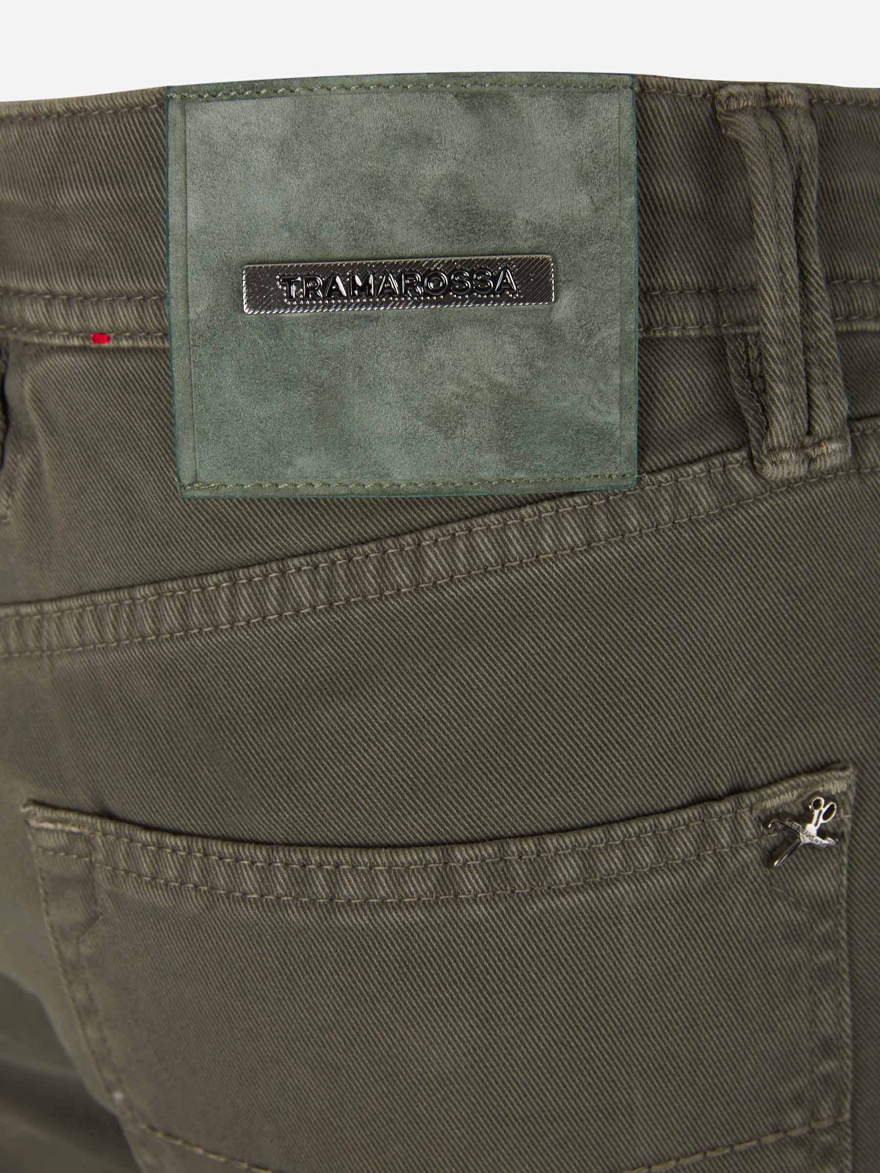 Tramarossa Jeans Leonardo Algodón color Verde Militar sku 522-002333 04 - Foto 17