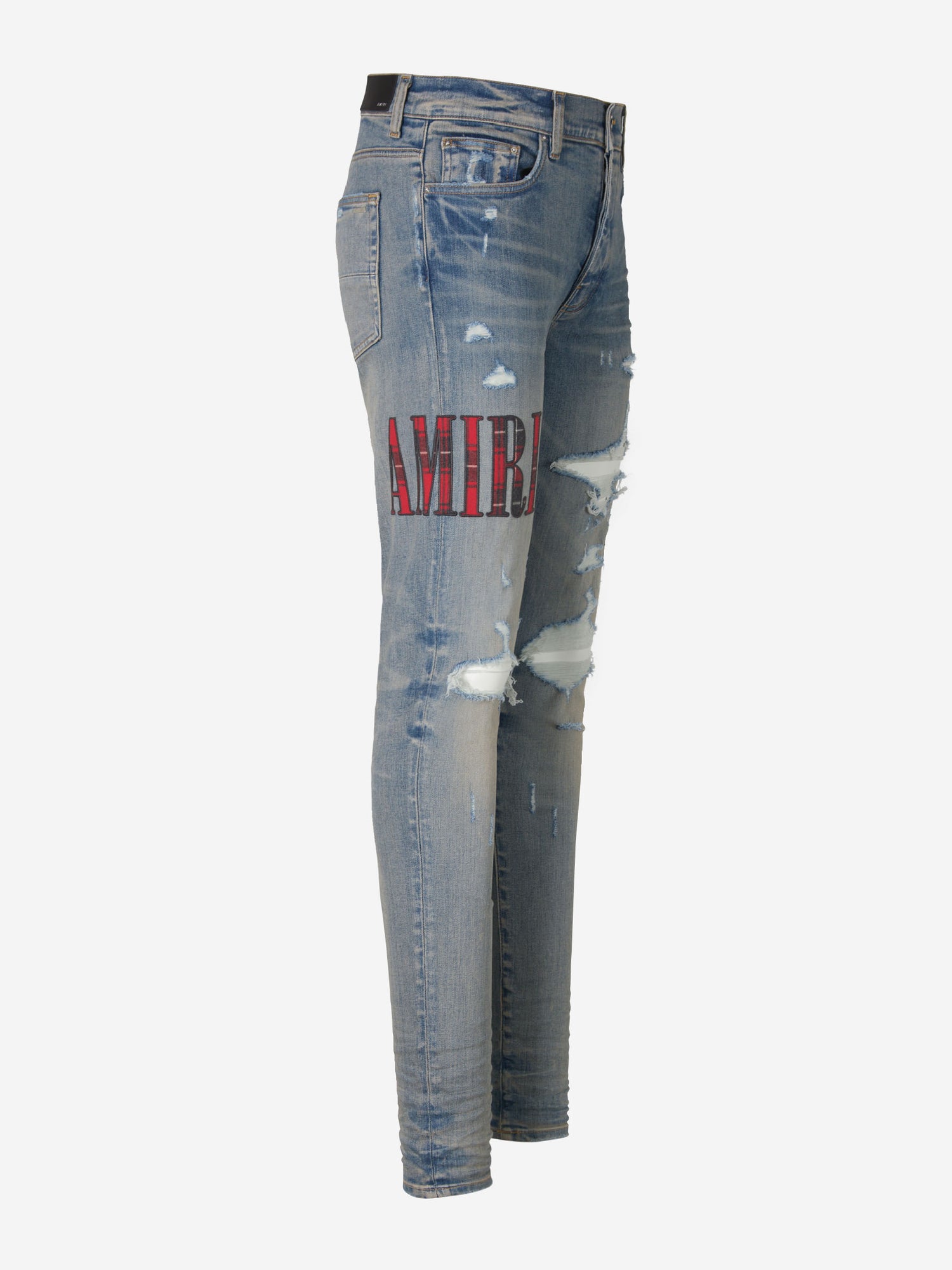Amiri Jeans Slim Fit color Azul Denim sku 522-002334 01 - Foto 2