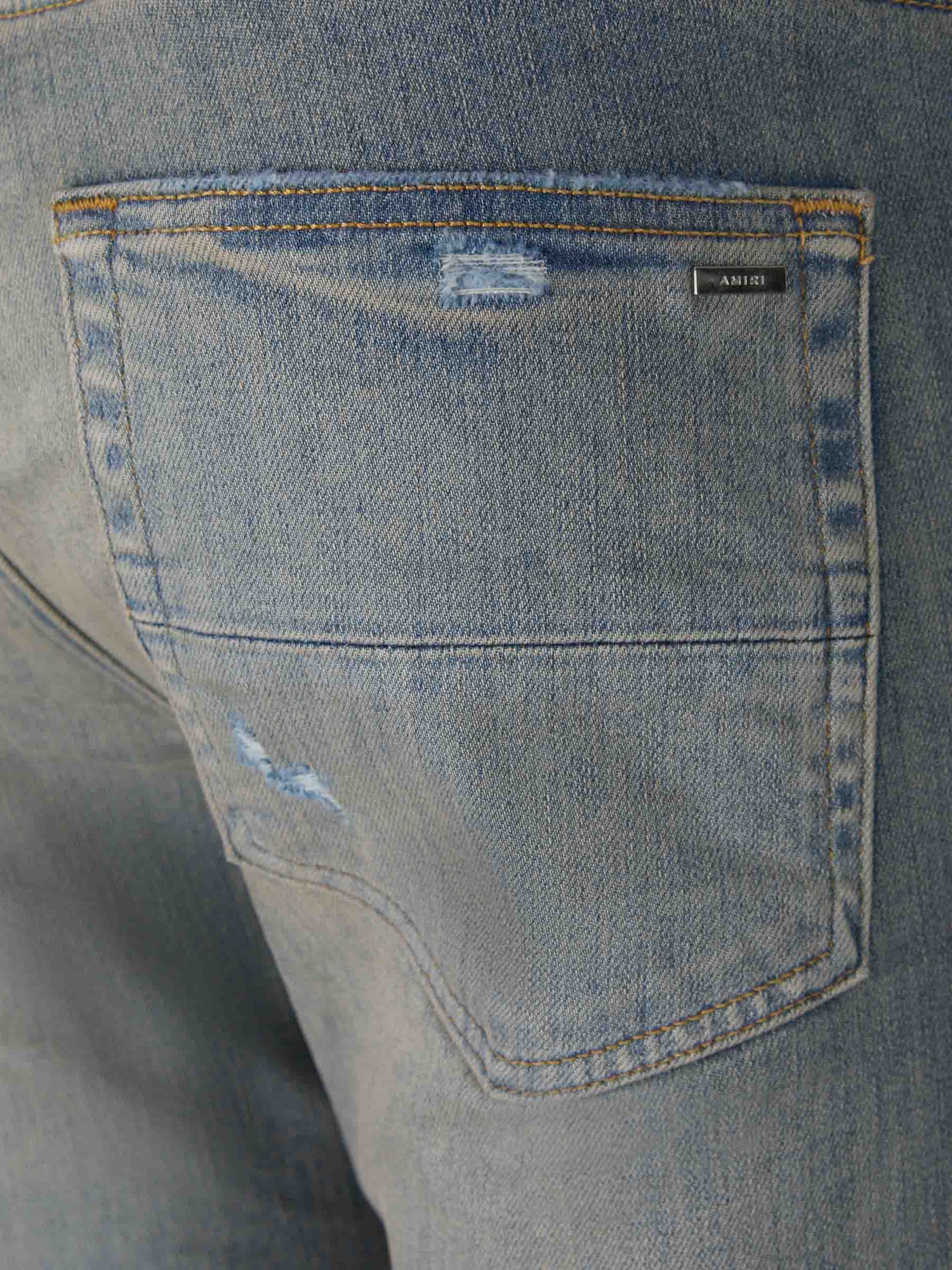 Amiri Jeans Slim Fit color Azul Denim sku 522-002334 01 - Foto 6