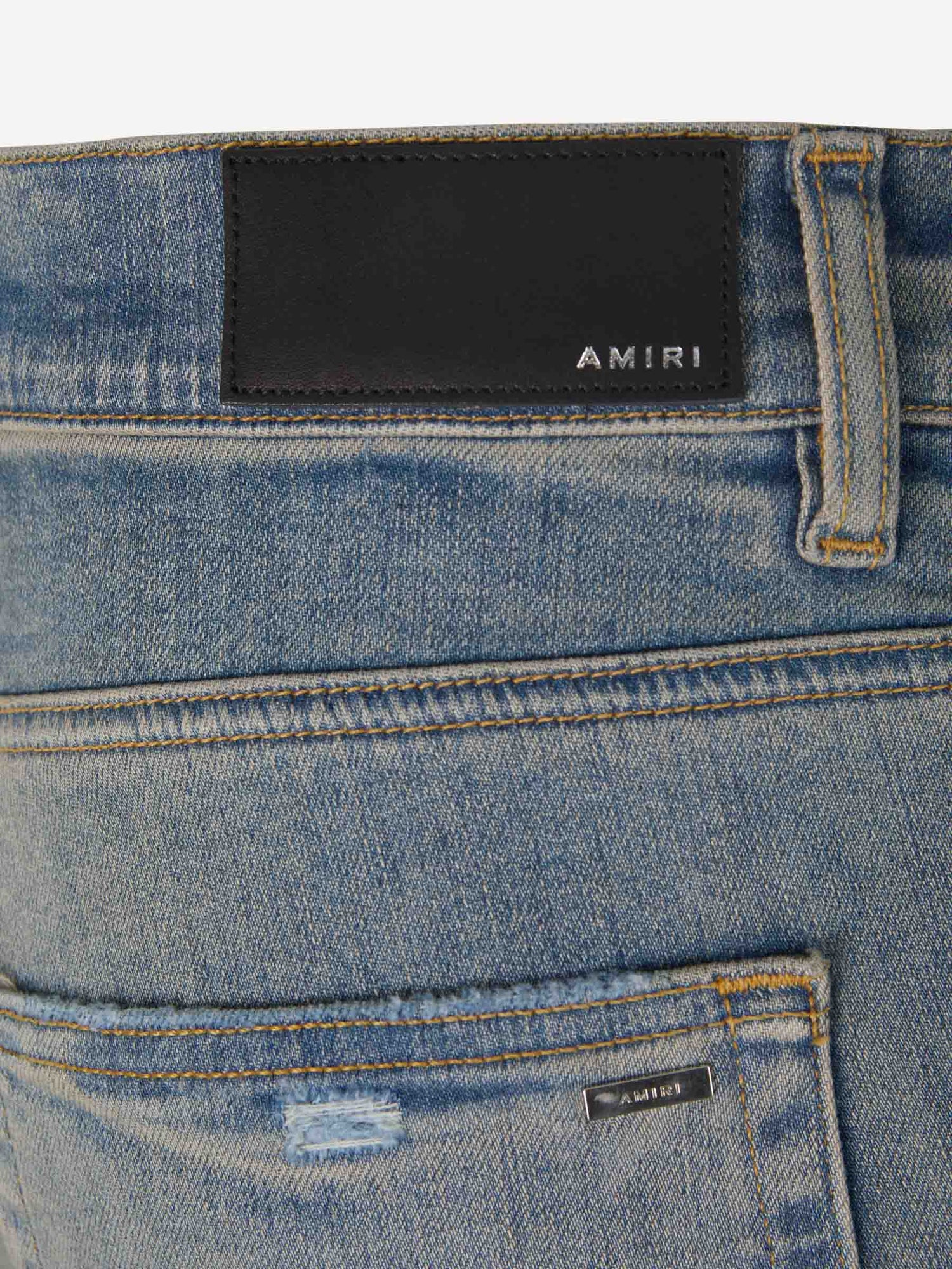 Amiri Jeans Slim Fit color Azul Denim sku 522-002334 01 - Foto 7