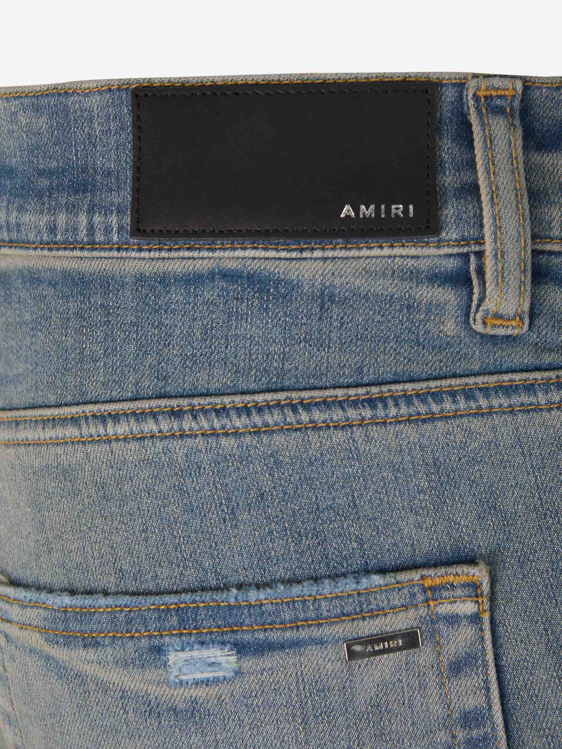 Amiri Jeans Slim Fit color Azul Denim sku 522-002334 01 - Foto 7