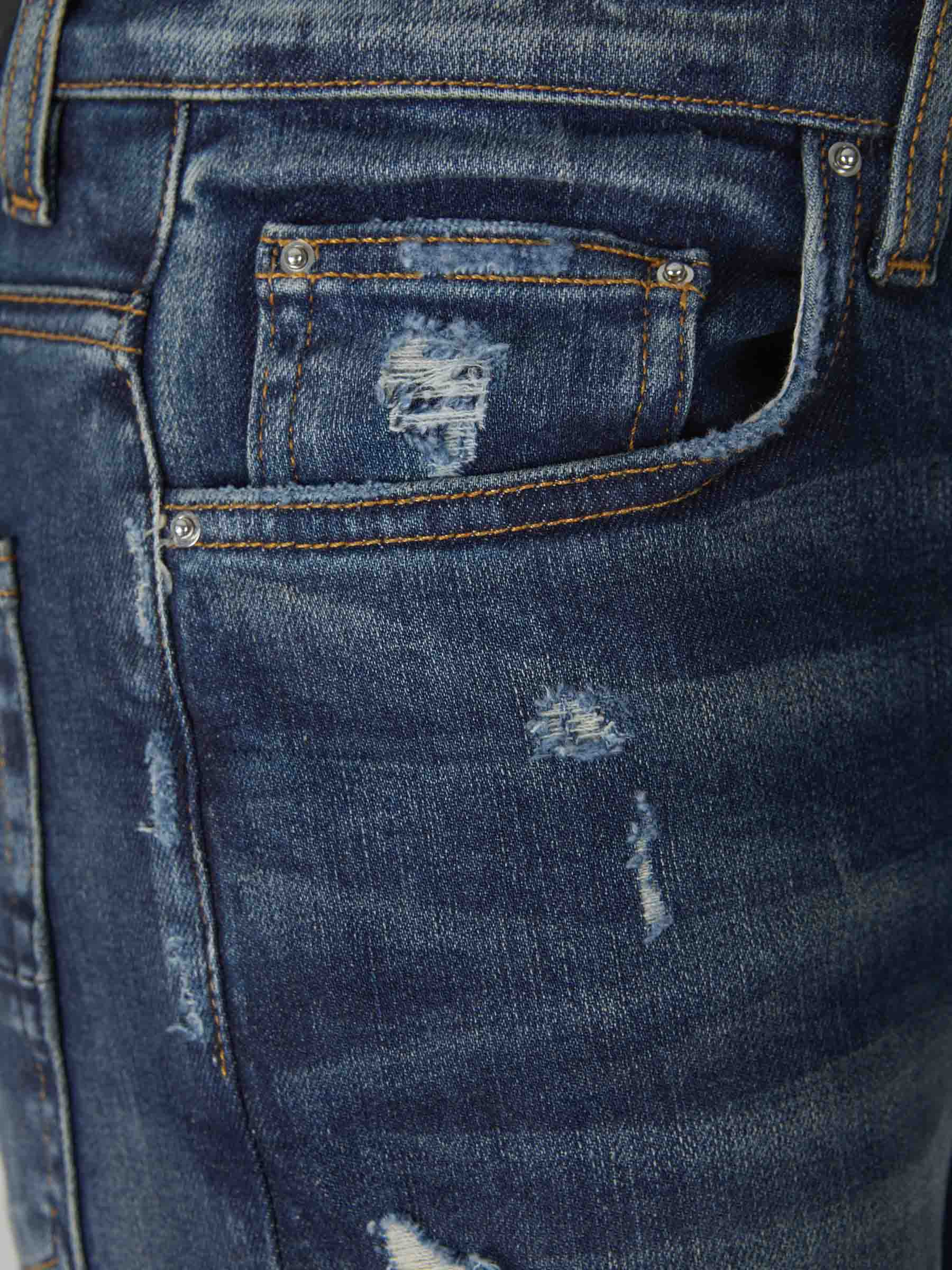 Amiri Jeans MX1 Bandana color Azul Denim sku 522-002335 01 - Foto 3